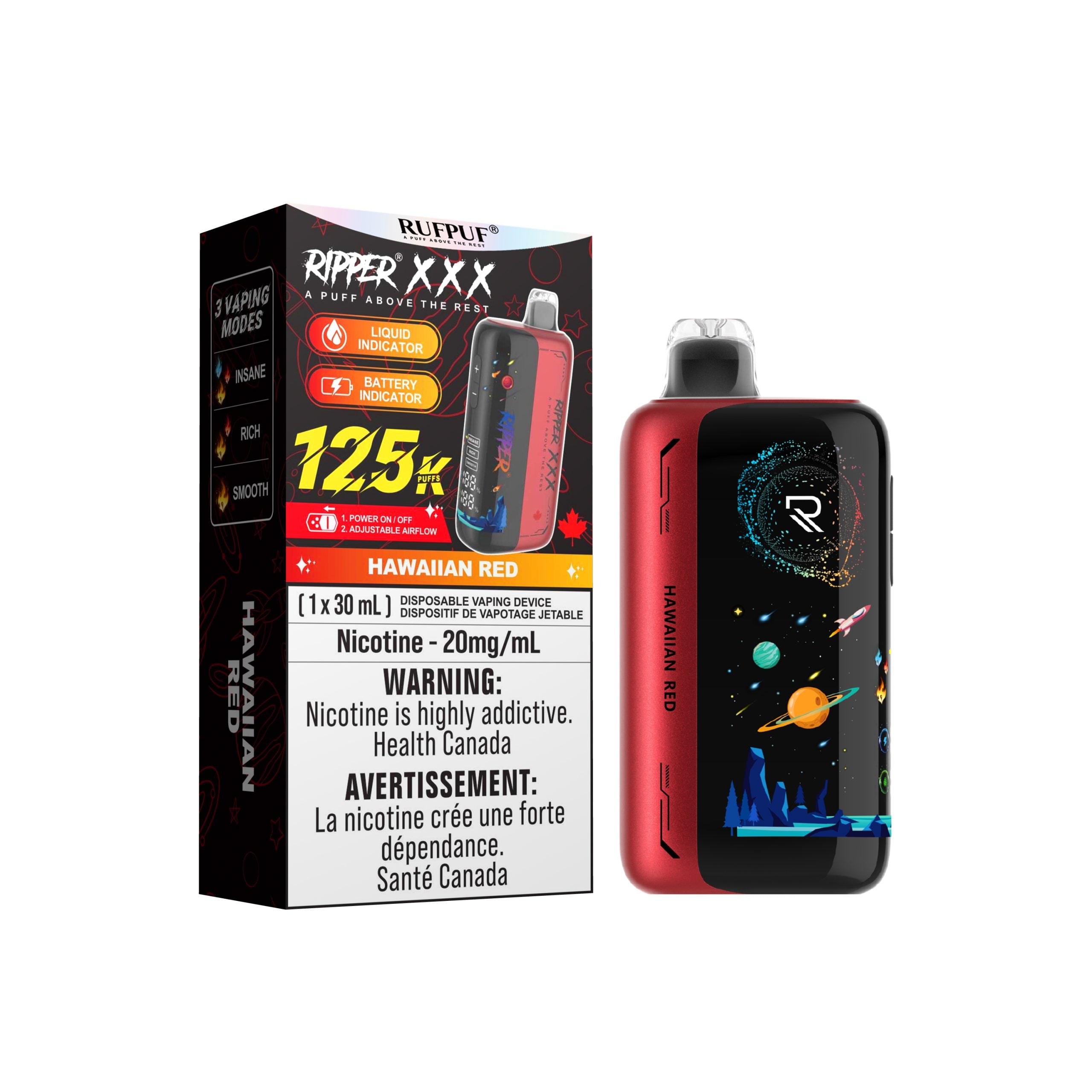 [ONT] Ripper - XXX - Rechargeable Disposable - 125k puffs
