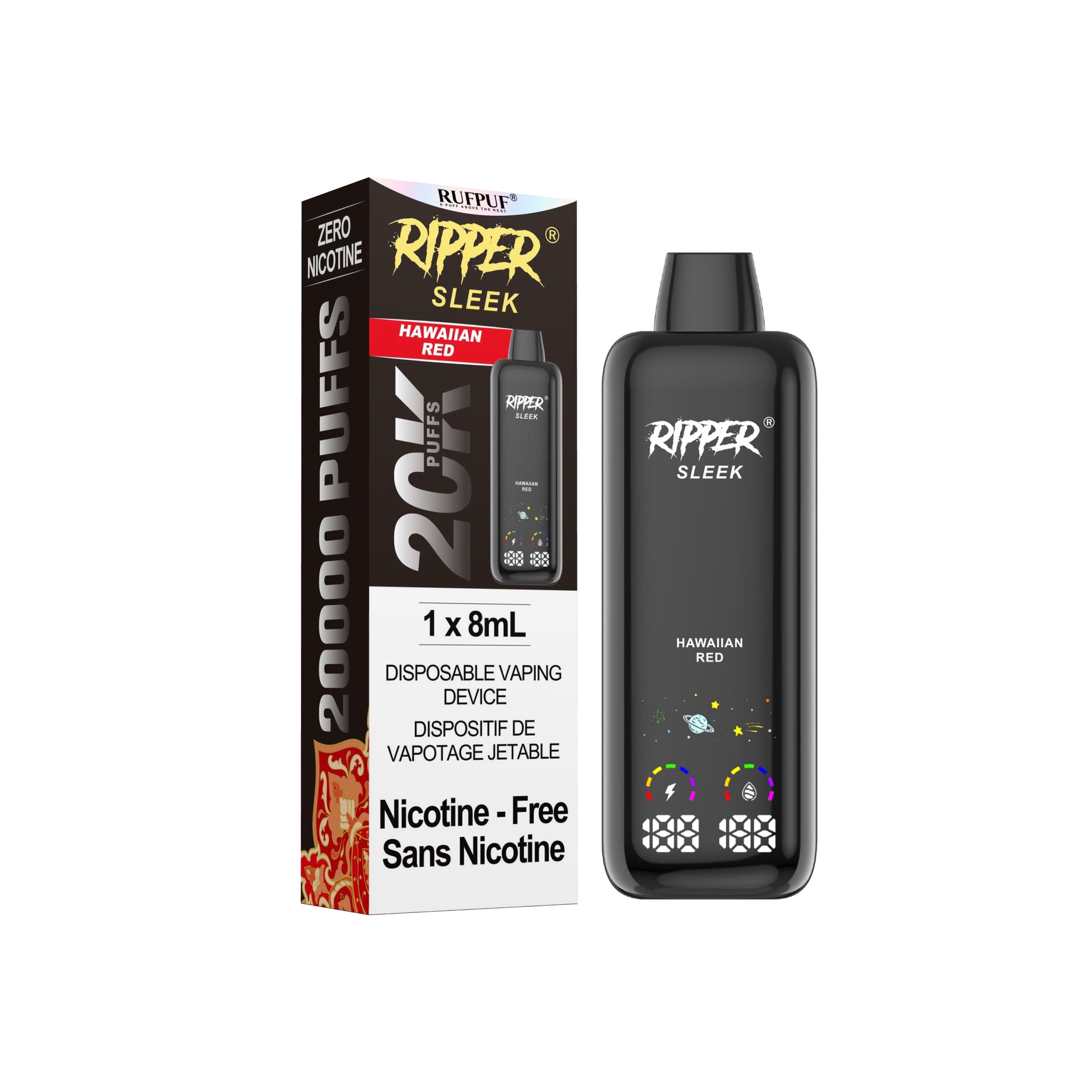 [ONT] Ripper - Sleek - Rechargeable Disposable - 20k Puffs