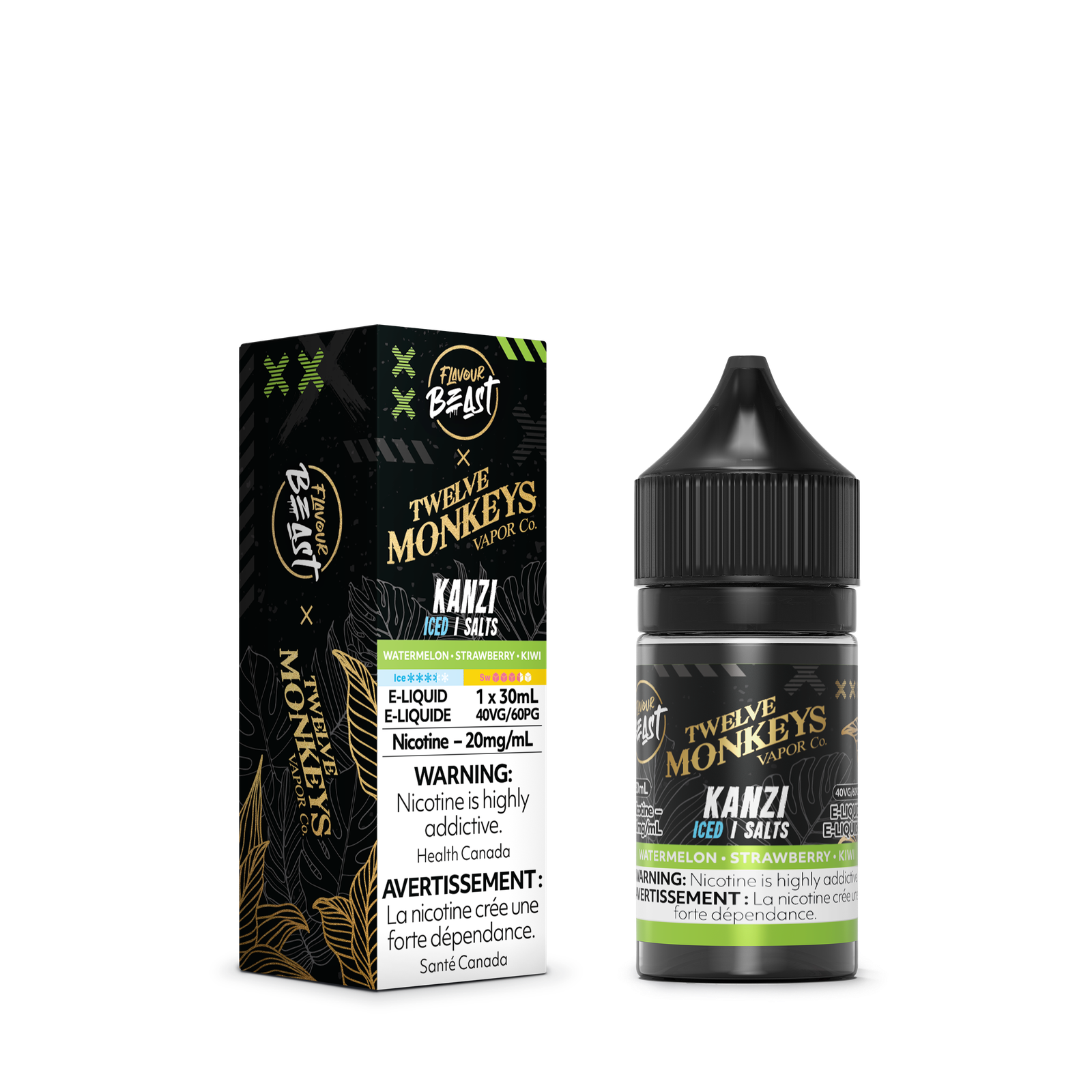 [ONT] Flavour Beast x Twelve Monkeys - Salt Nic - 30mL