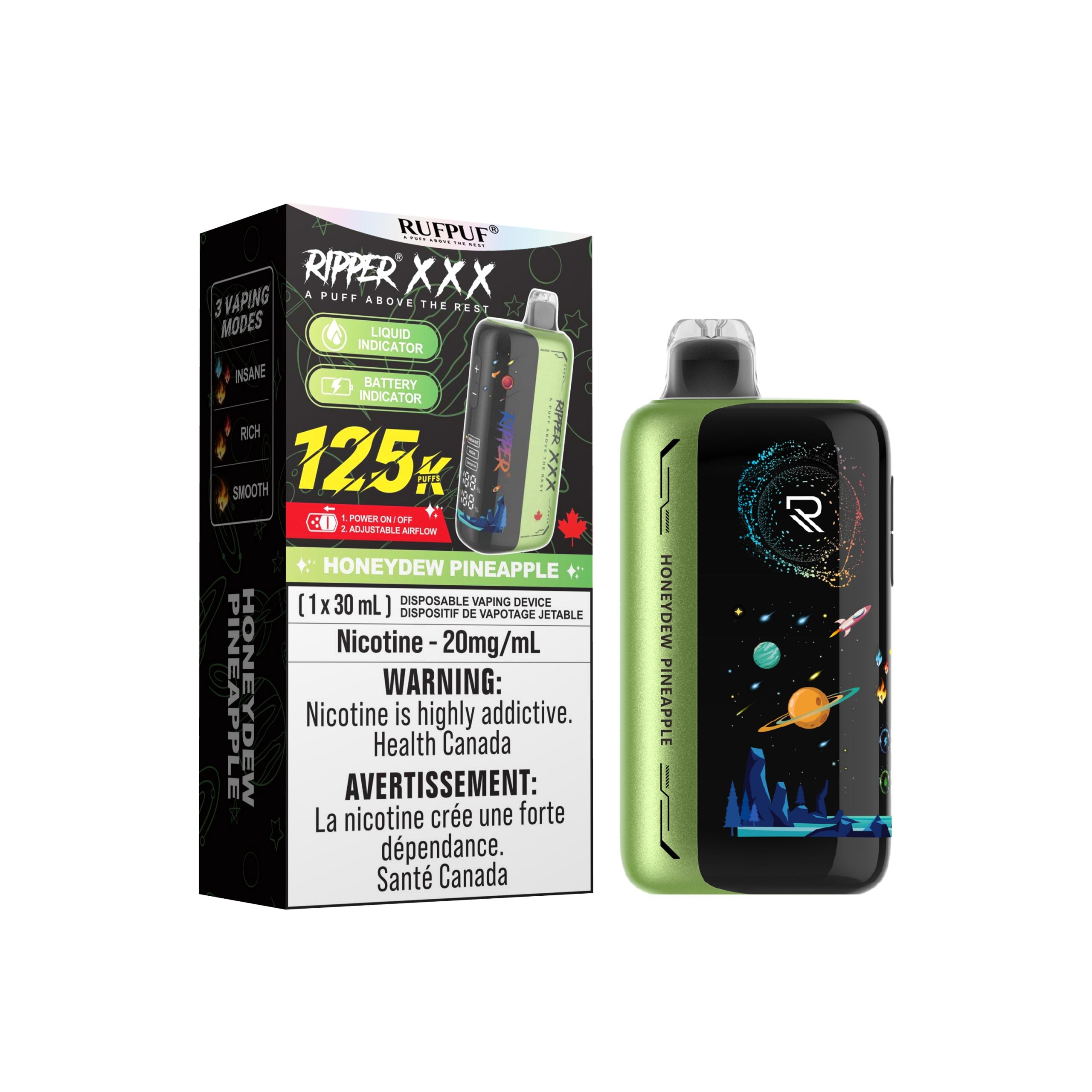[ONT] Ripper - XXX - Rechargeable Disposable - 125k puffs