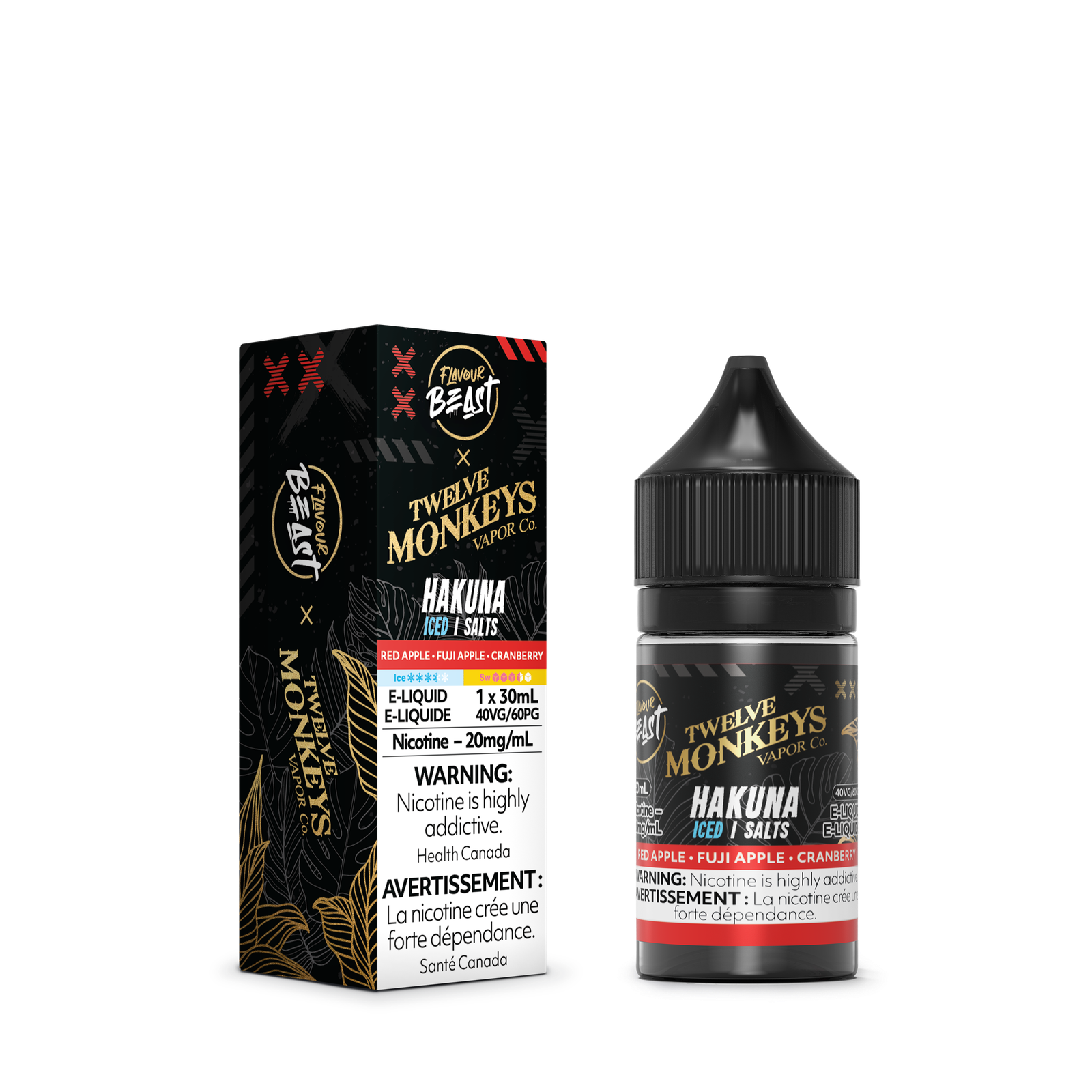 [ONT] Flavour Beast x Twelve Monkeys - Salt Nic - 30mL