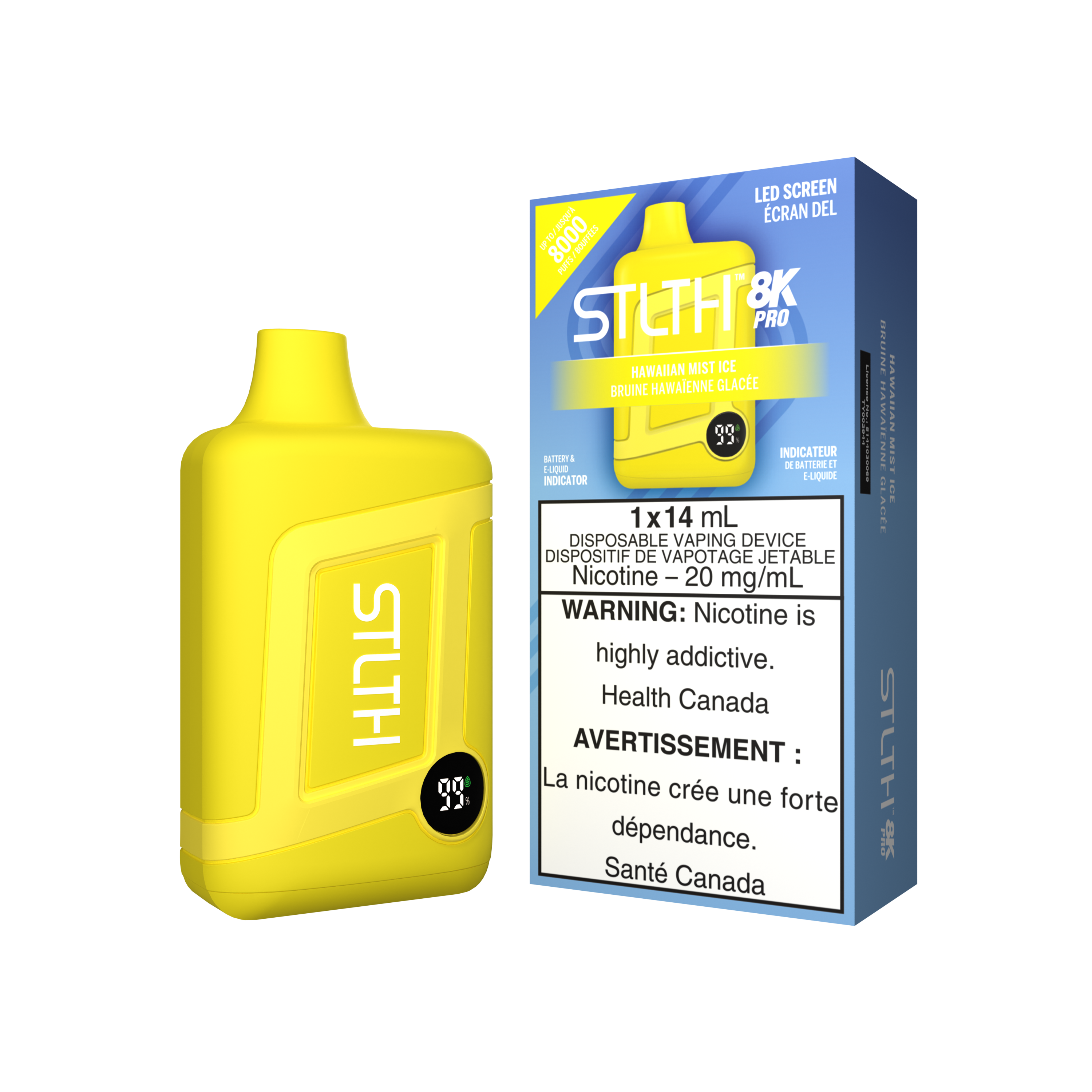 STLTH8K PRO - Rechargeable Disposable - 8k Puffs [ONTARIO]