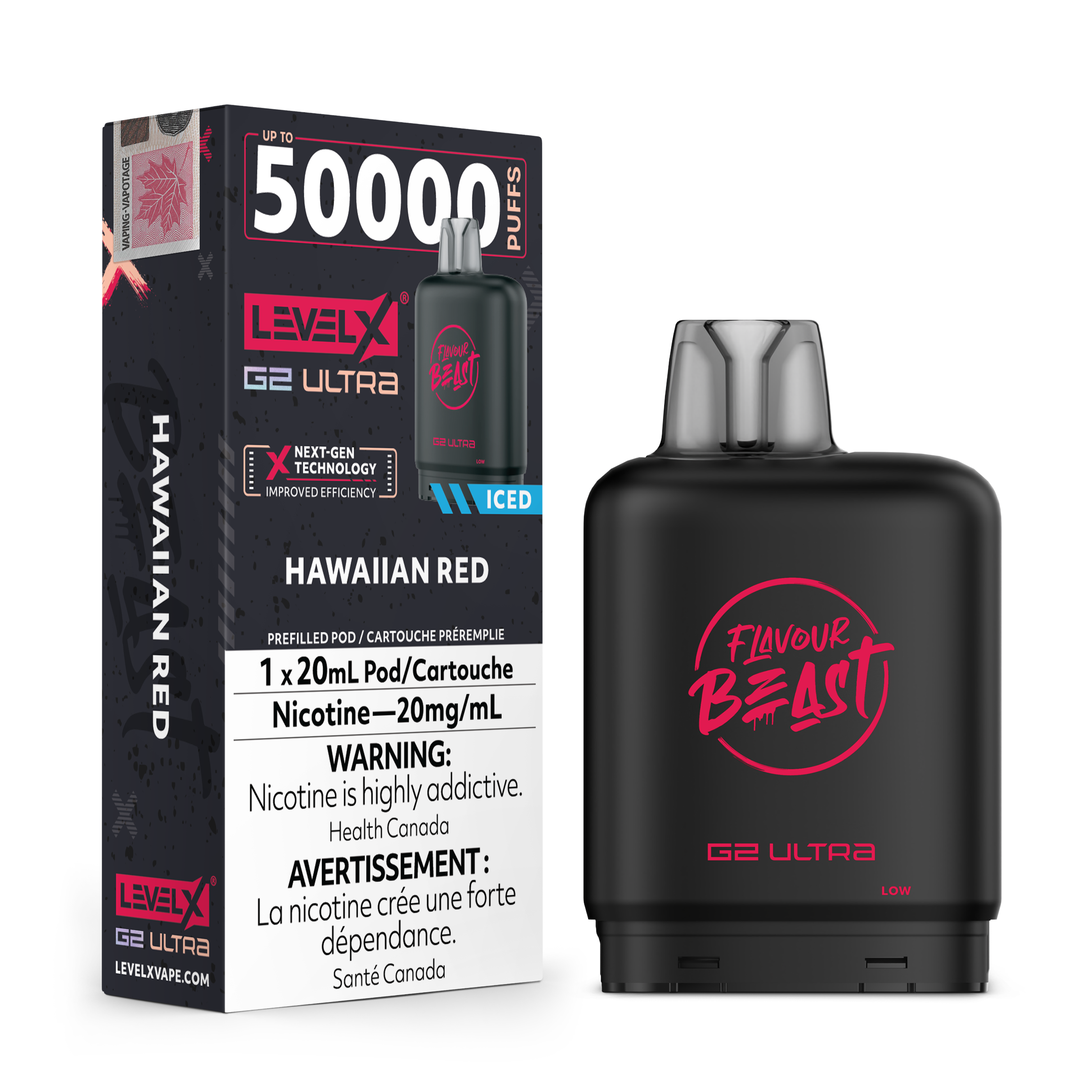 Level X - Flavour Beast G2 Ultra - Pod - 50k Puffs [ONTARIO]