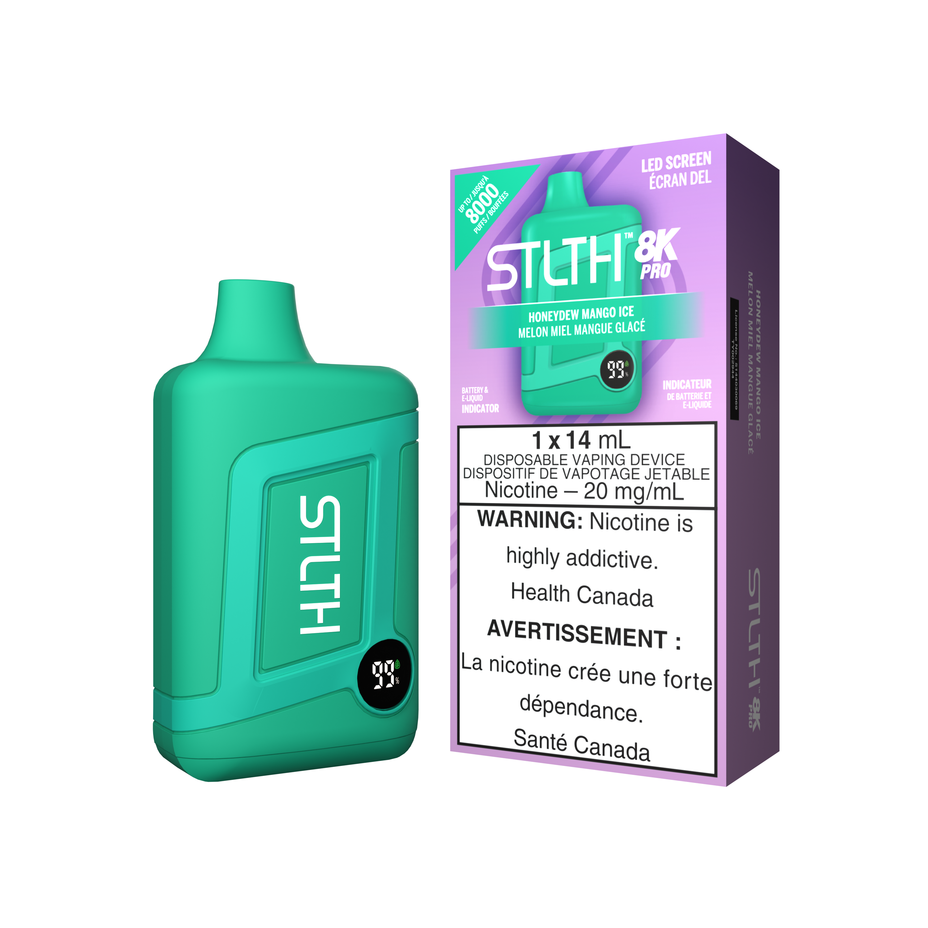 STLTH8K PRO - Rechargeable Disposable - 8k Puffs [ONTARIO]