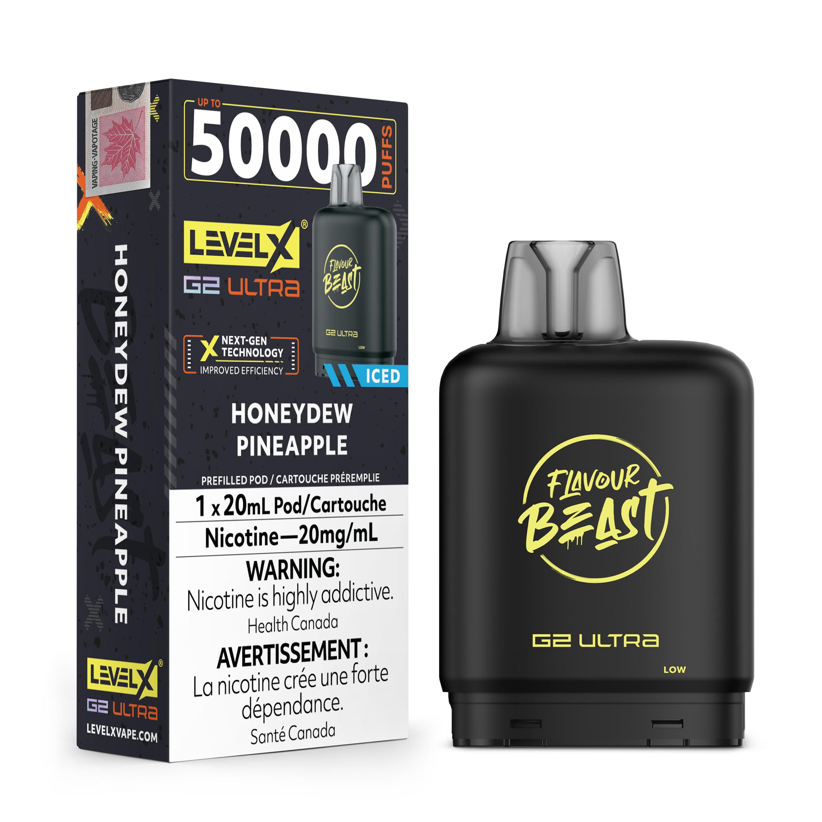 Level X - Flavour Beast G2 Ultra - Pod - 50k Puffs [ONTARIO]