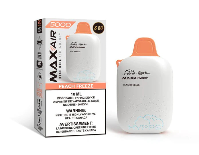 [ONLINE EXCLUSIVE] Genie x Hyppe MAX-AIR Rechargeable Disposable Device - 5000 Puffs