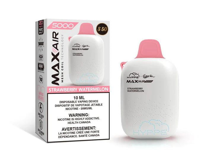 [ONLINE EXCLUSIVE] Genie x Hyppe MAX-AIR Rechargeable Disposable Device - 5000 Puffs