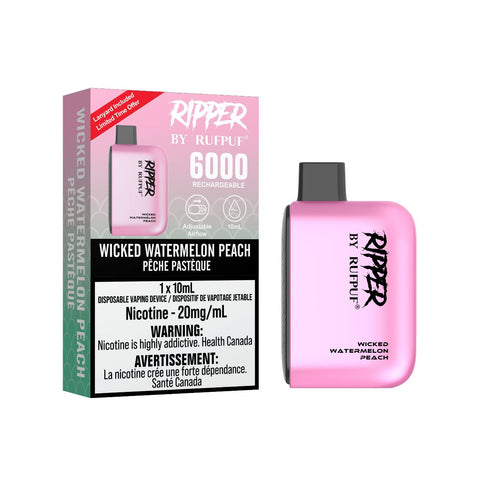 GCore RufPuf Ripper Rechargeable Disposable Device - 6000 puffs