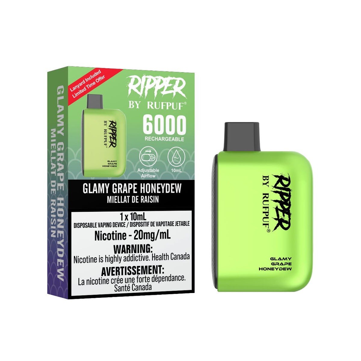 [S/B] GCore RufPuf Ripper - Rechargeable Disposable - 10mL [DISC.]