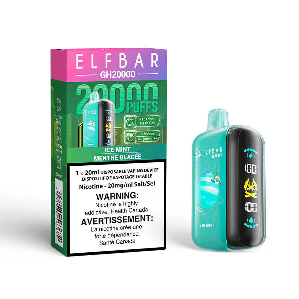 Elf Bar GH20000 - Rechargeable Disposable - 20k Puffs [ONTARIO]