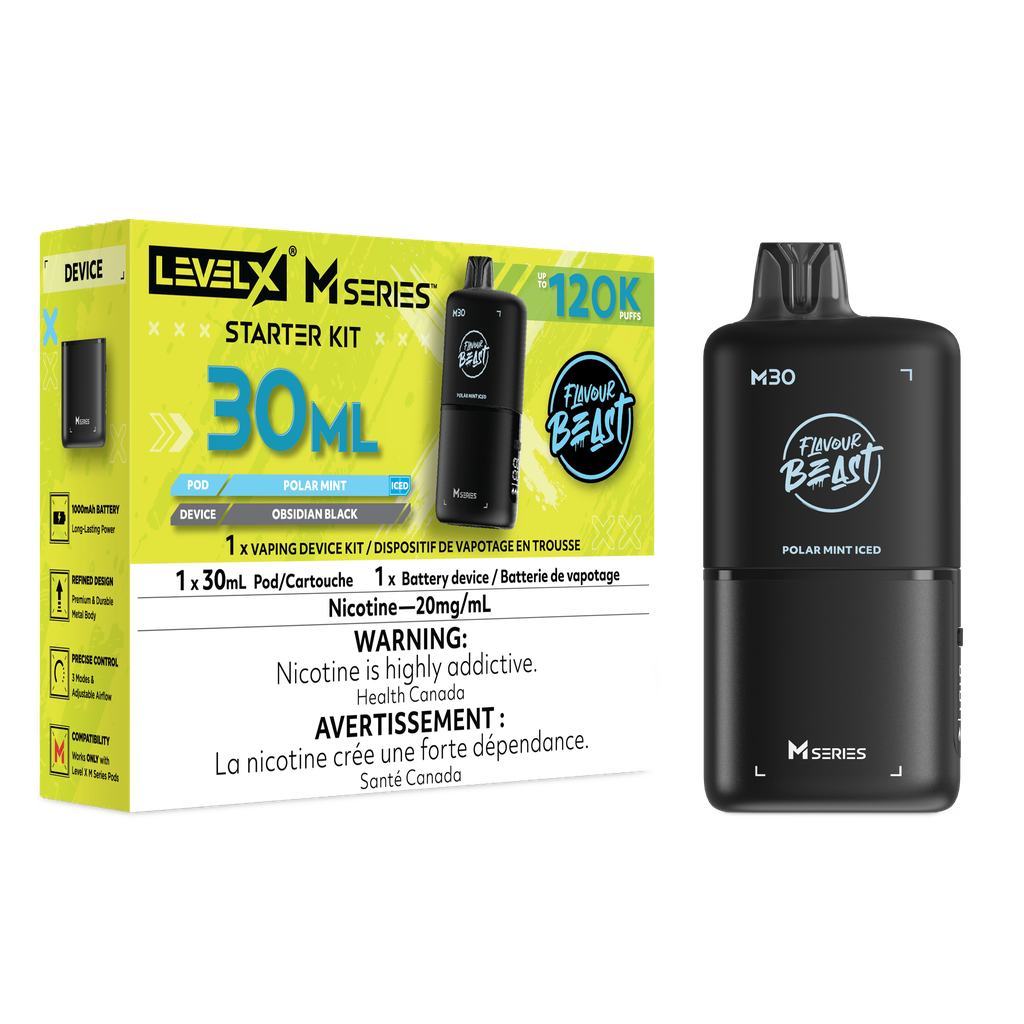 [ONT] Level X - Flavour Beast M Series 30mL - Starter Kit - 120k Puffs
