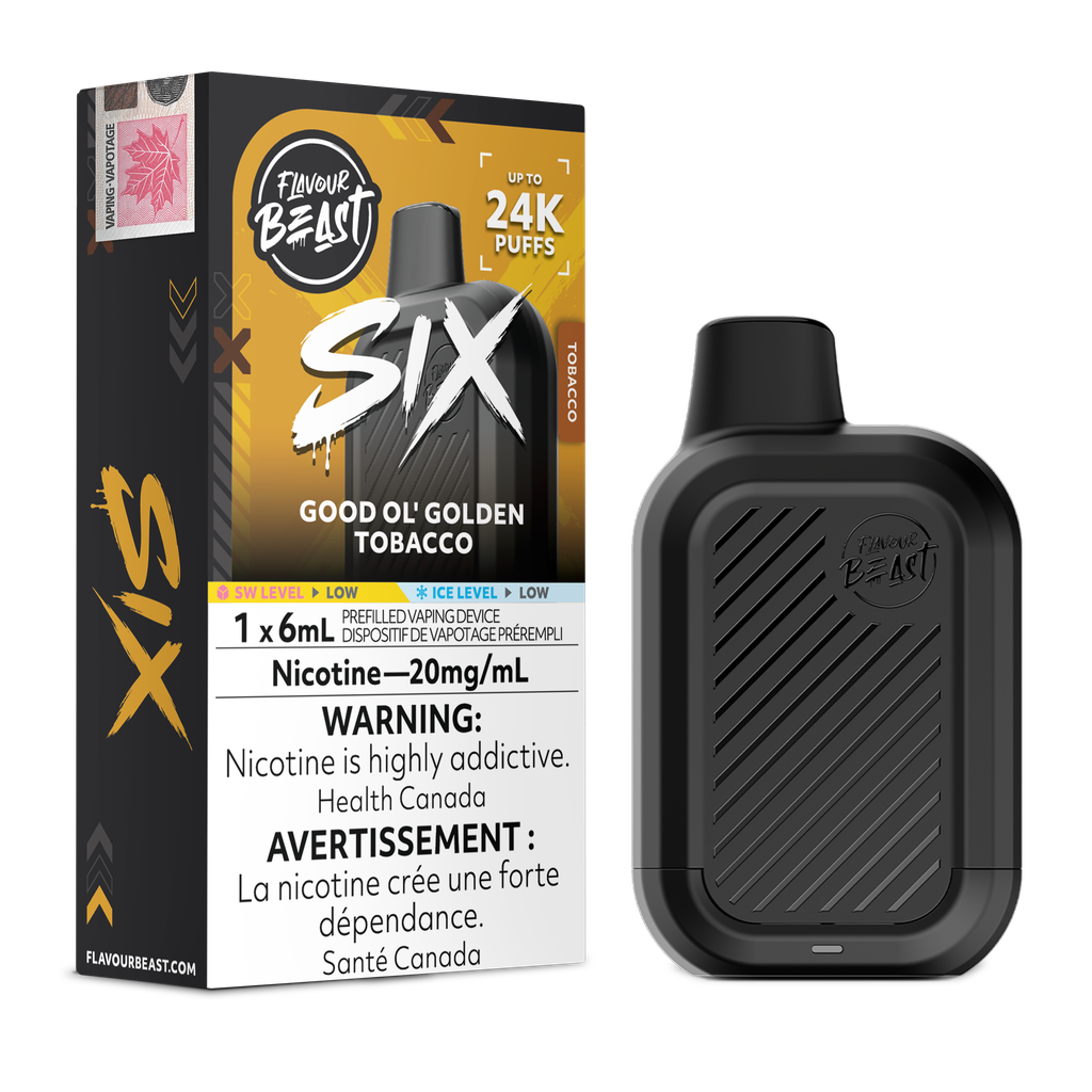 [ONT] Flavour Beast - SIX - Rechargeable Disposable - 24k Puffs