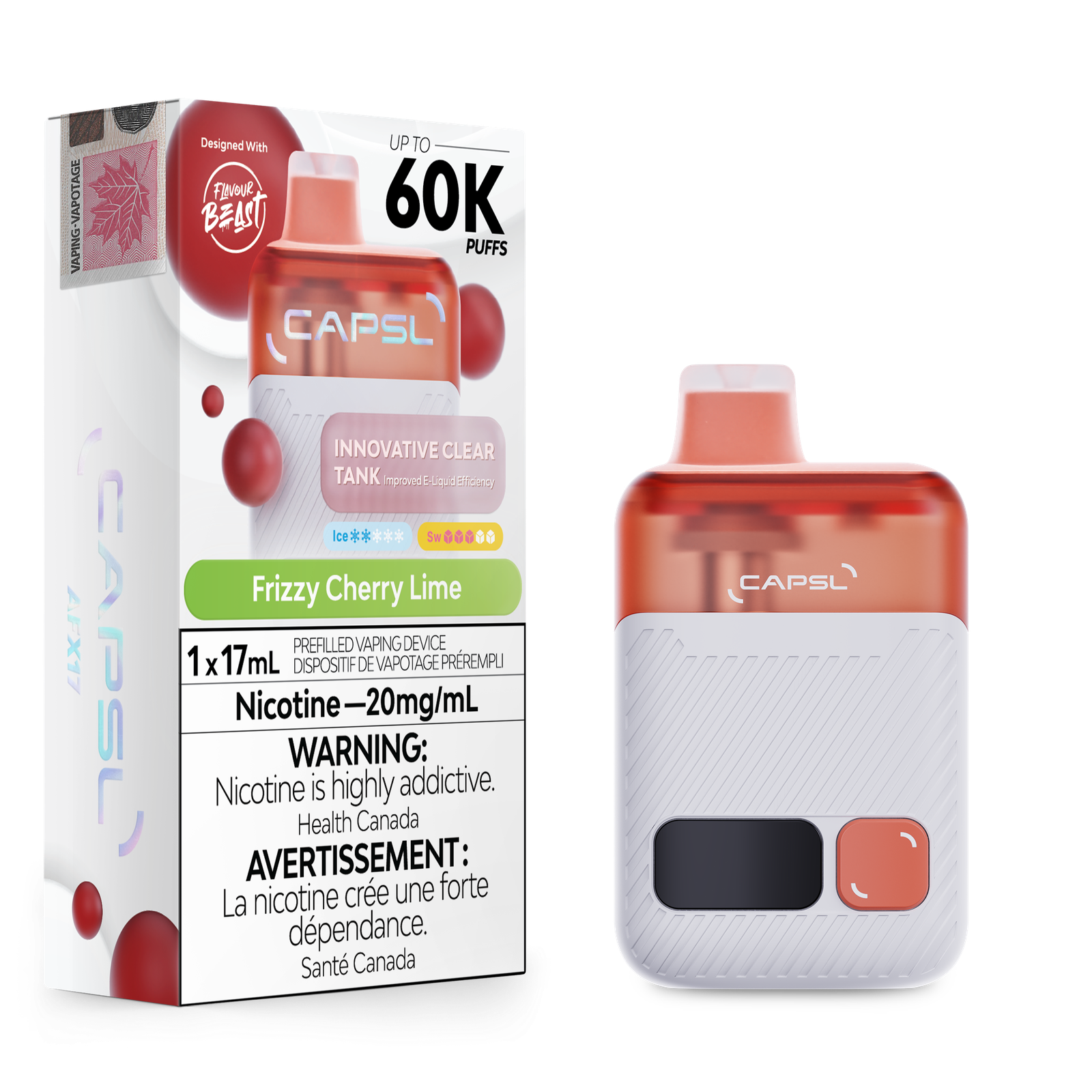 [ONT] CAPSL - AFX17 - Rechargeable Disposable - 60K Puffs