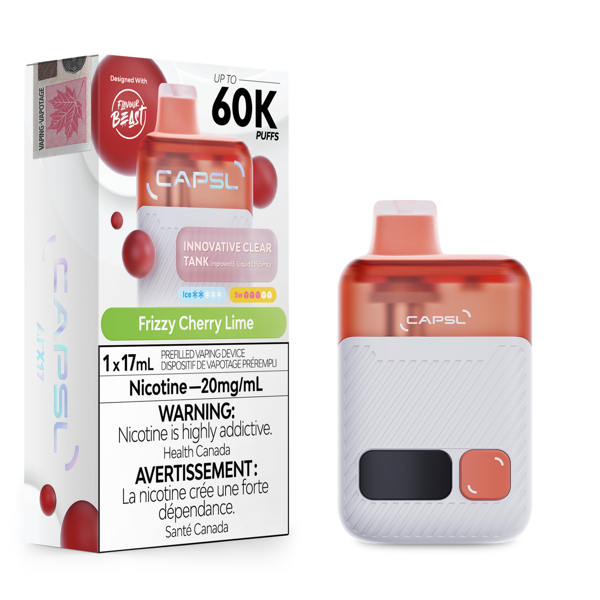 [ONT] CAPSL - AFX17 - Rechargeable Disposable - 60K Puffs