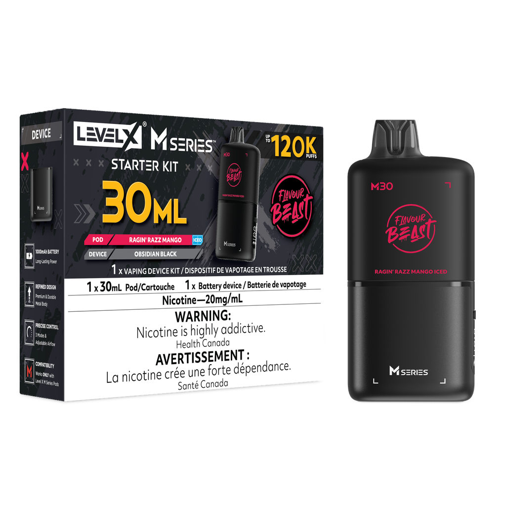 [ONT] Level X - Flavour Beast M Series 30mL - Starter Kit - 120k Puffs
