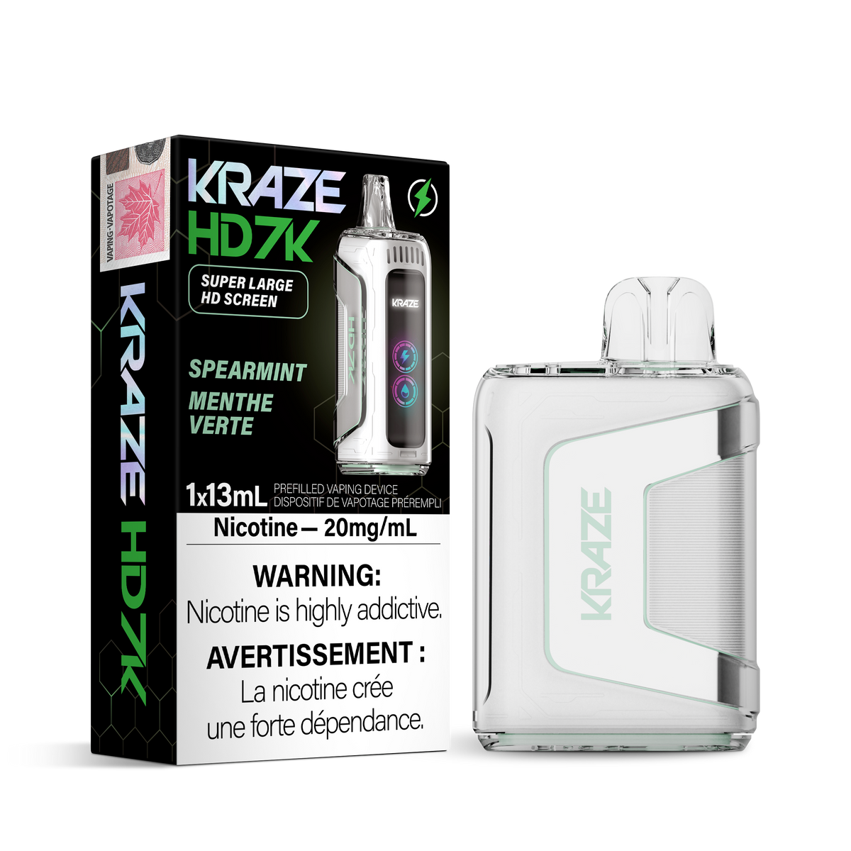 [S/B] KRAZE HD7K - Rechargeable Disposable - 13mL [DISC.]