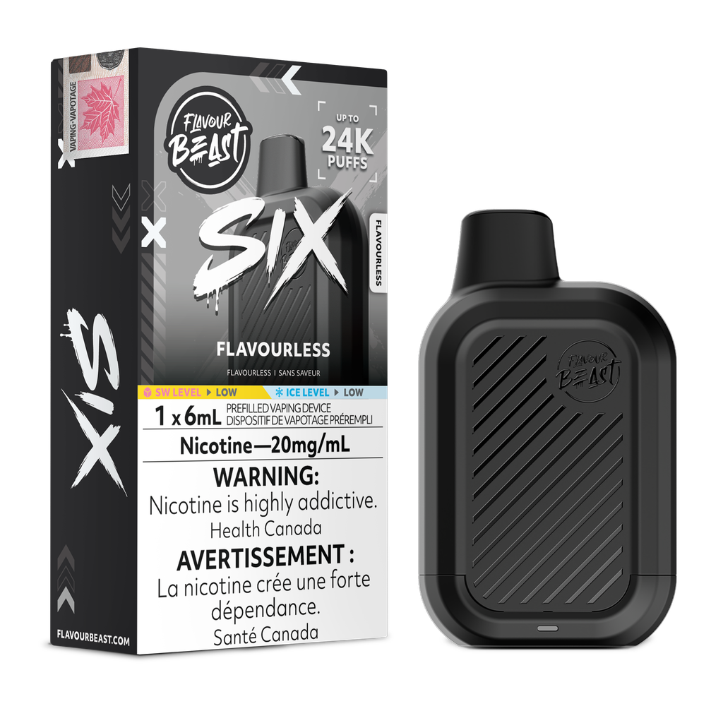[ONT] Flavour Beast - SIX - Rechargeable Disposable - 24k Puffs