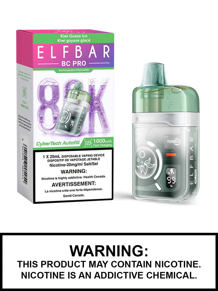 [ONT] Elf Bar BC Pro 80k - Rechargeable Disposable - 80,000 puffs 25ML