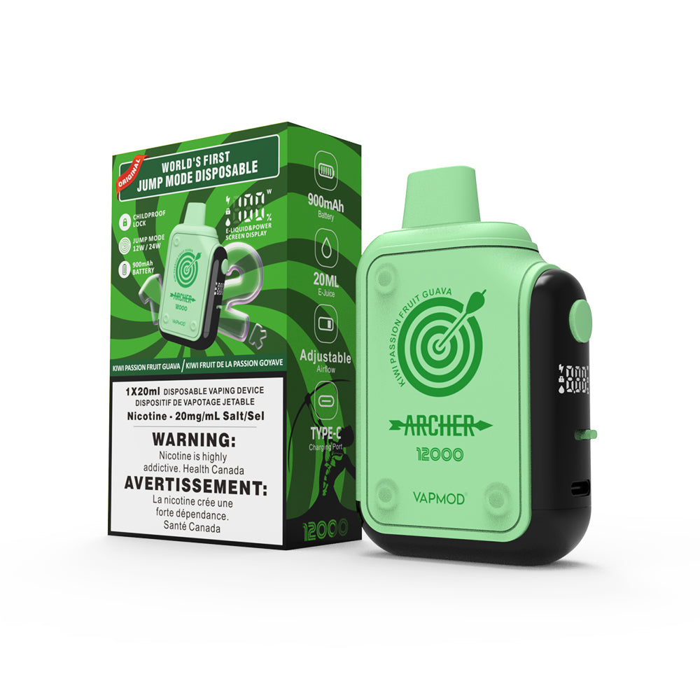 Vapemod - Archer - Rechargeable Disposable 12000 Puffs (ONTARIO)