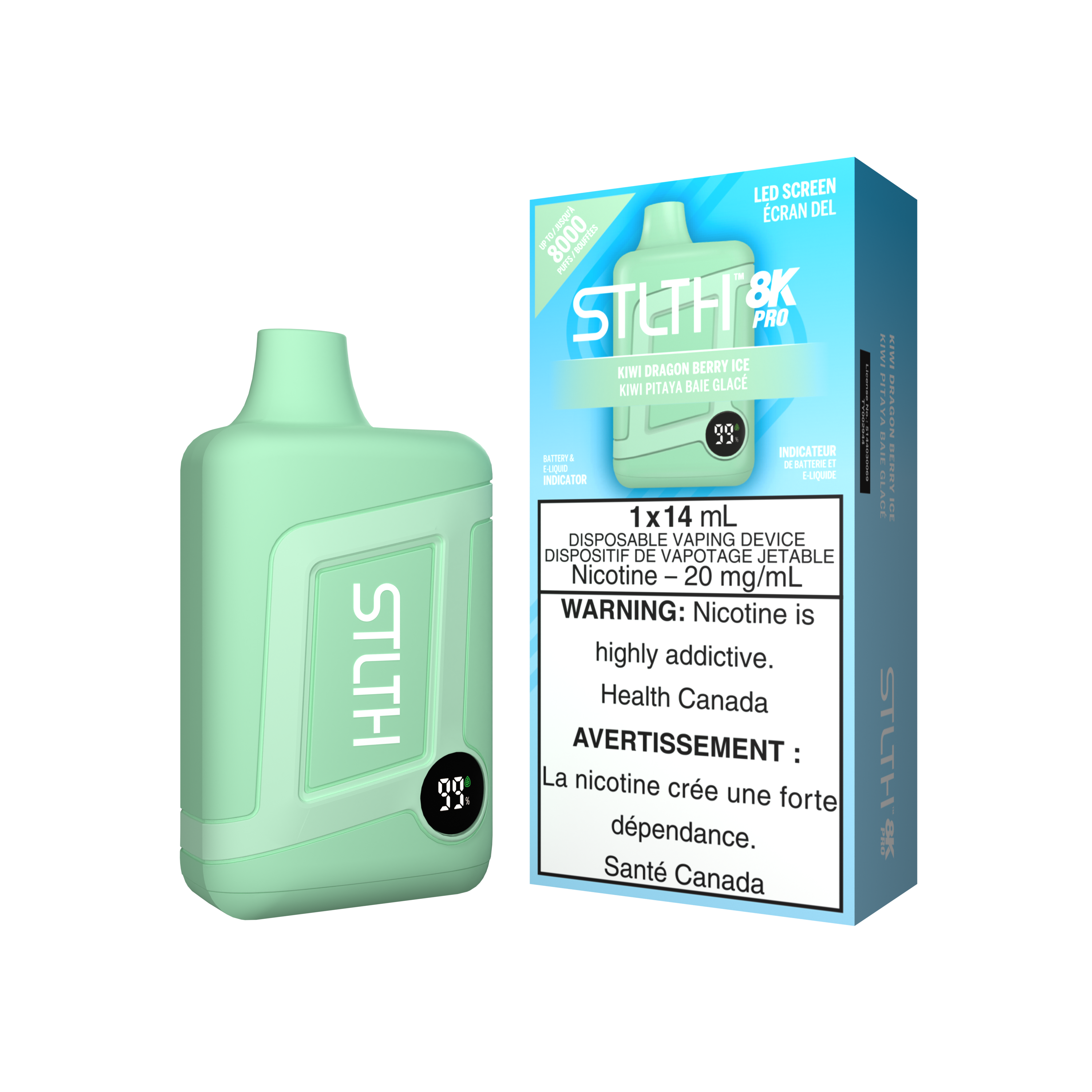 STLTH8K PRO - Rechargeable Disposable - 8k Puffs [ONTARIO]