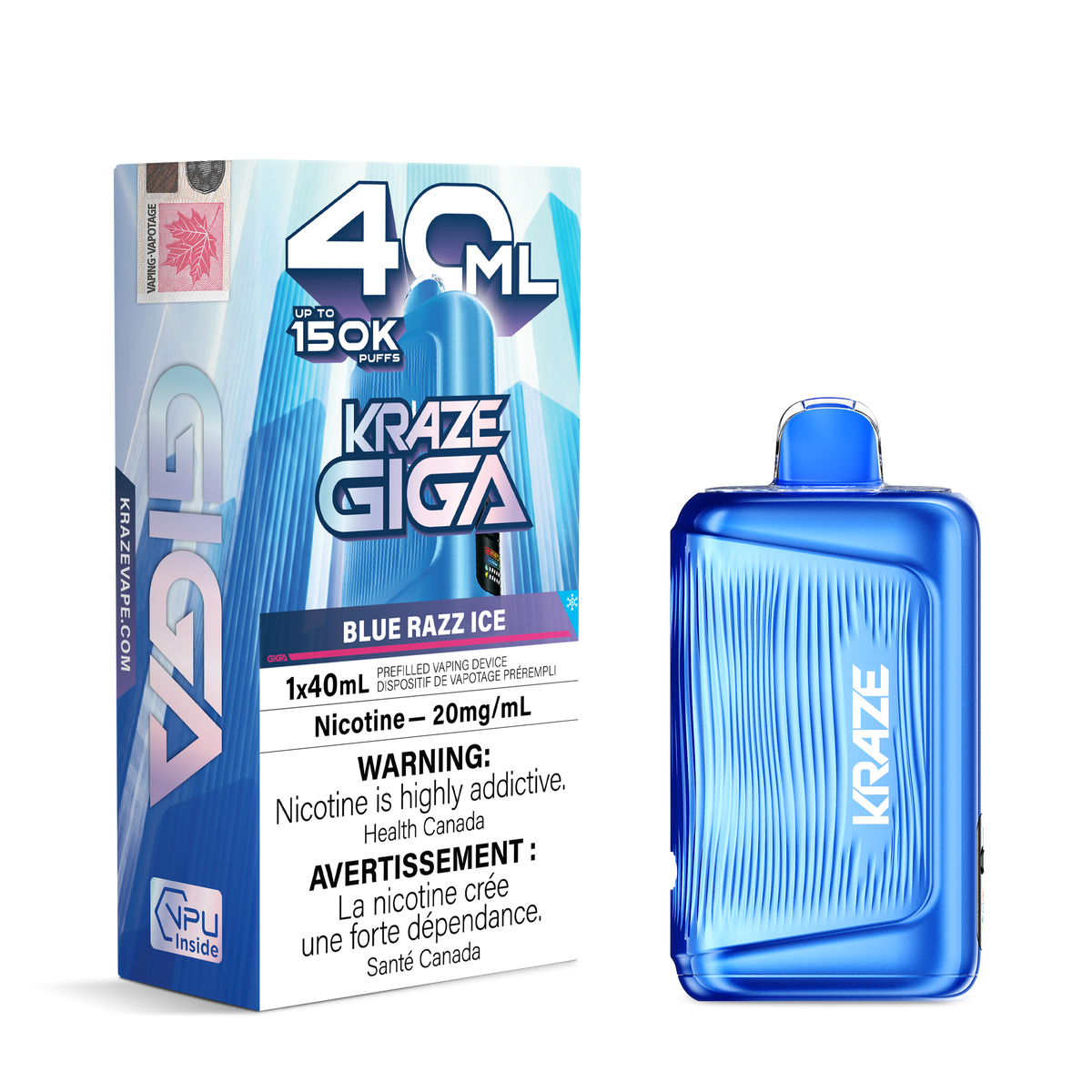 [ONT] Kraze - Giga - Rechargeable Disposable - 150k Puffs