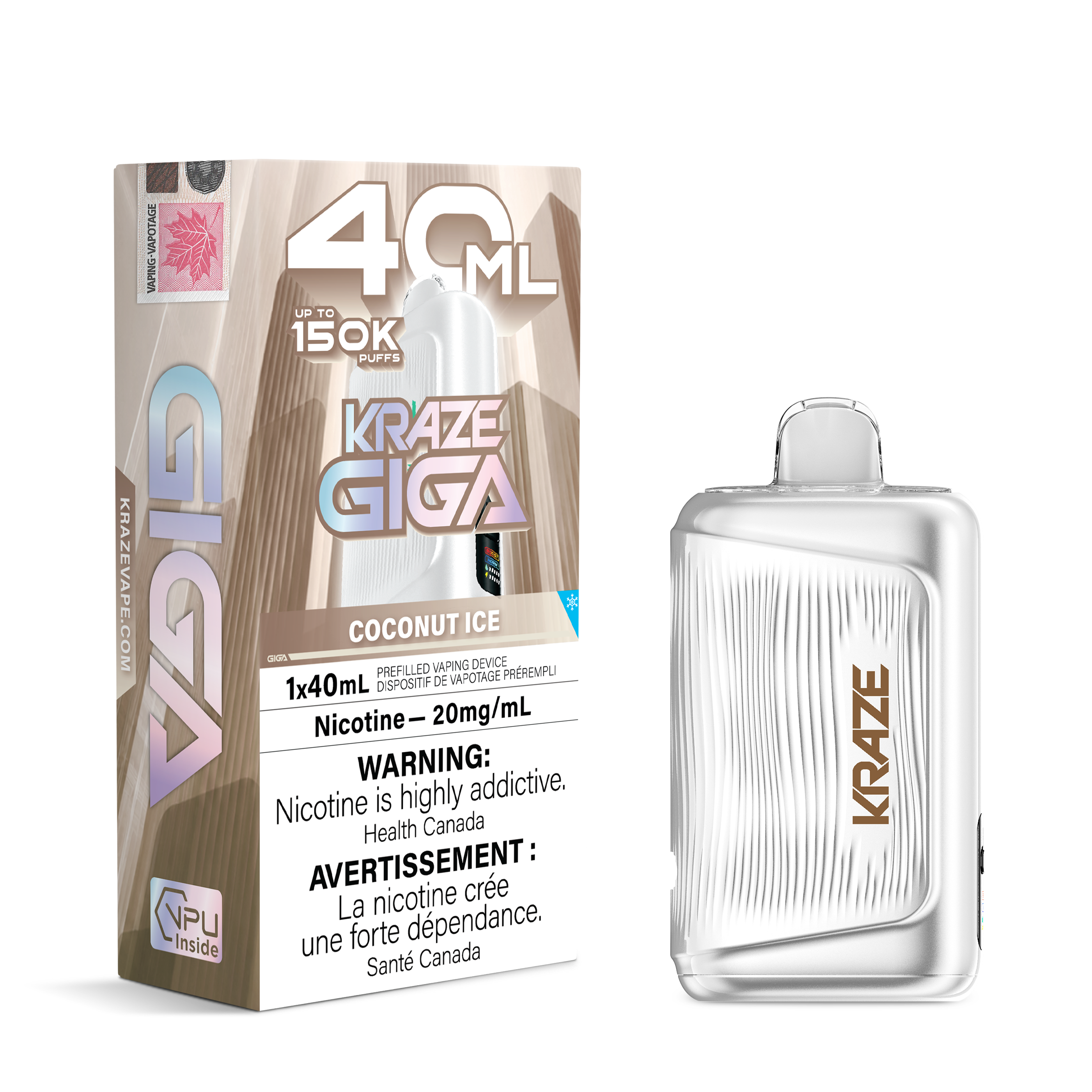 [ONT] Kraze - Giga - Rechargeable Disposable - 150k Puffs