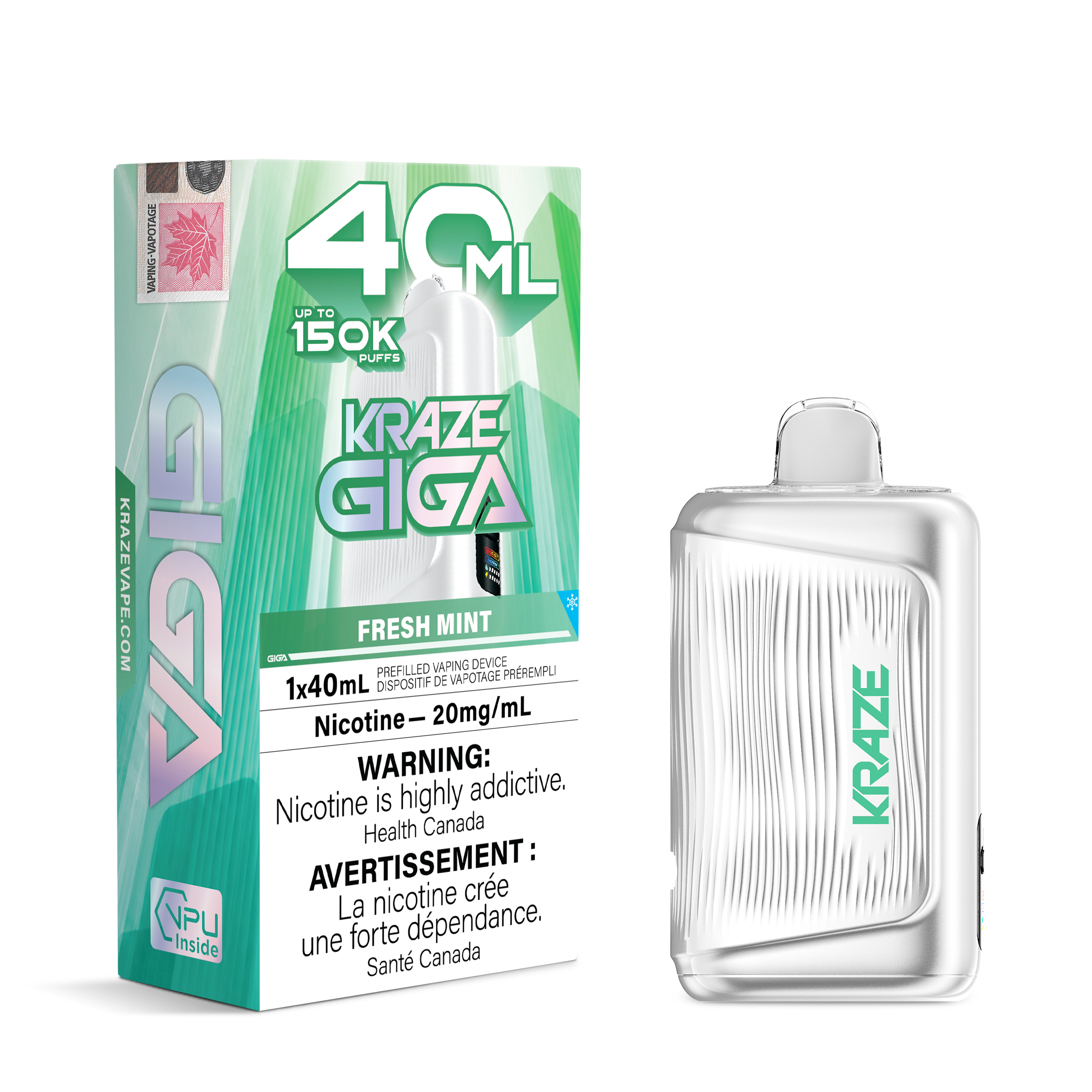 [ONT] Kraze - Giga - Rechargeable Disposable - 150k Puffs