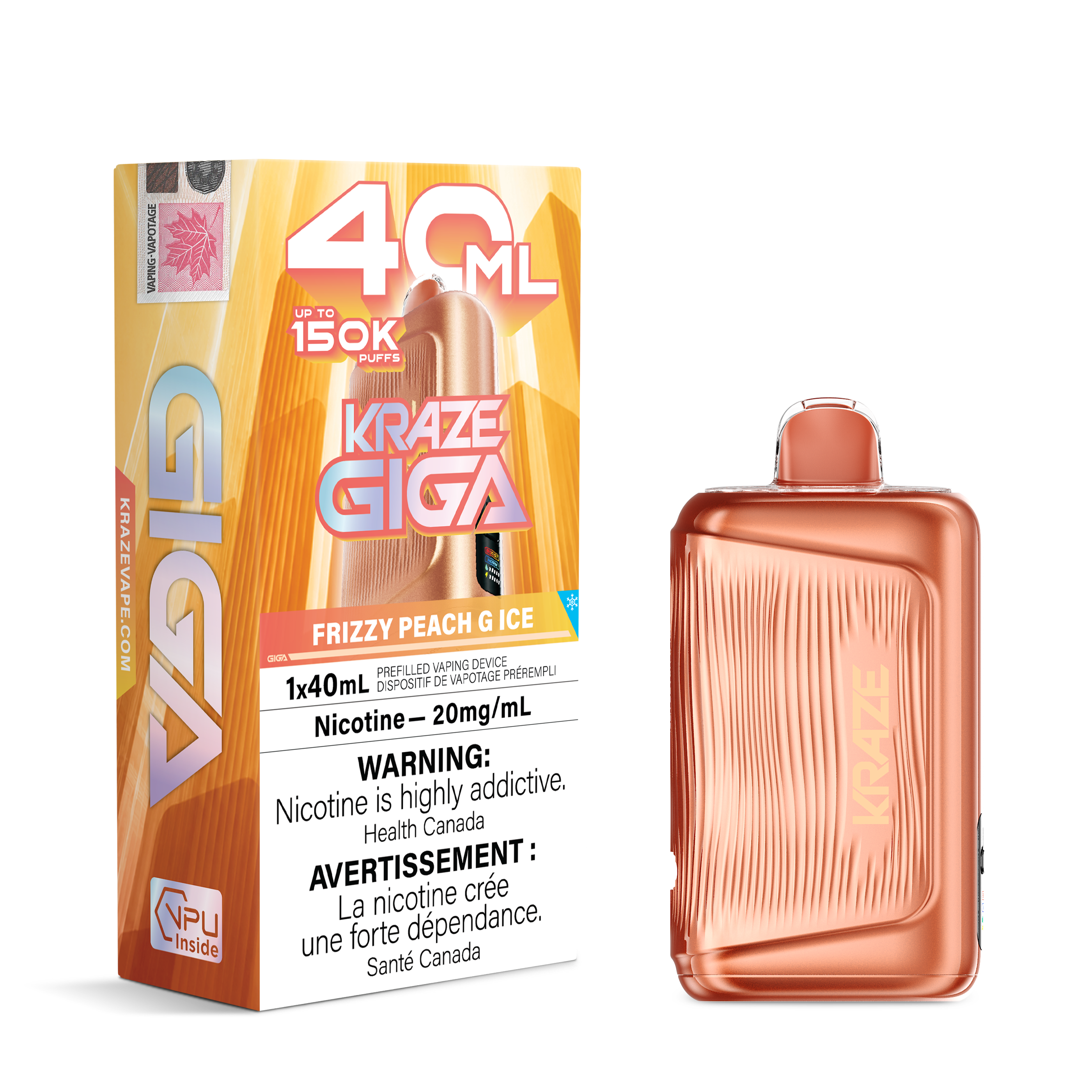 [ONT] Kraze - Giga - Rechargeable Disposable - 150k Puffs