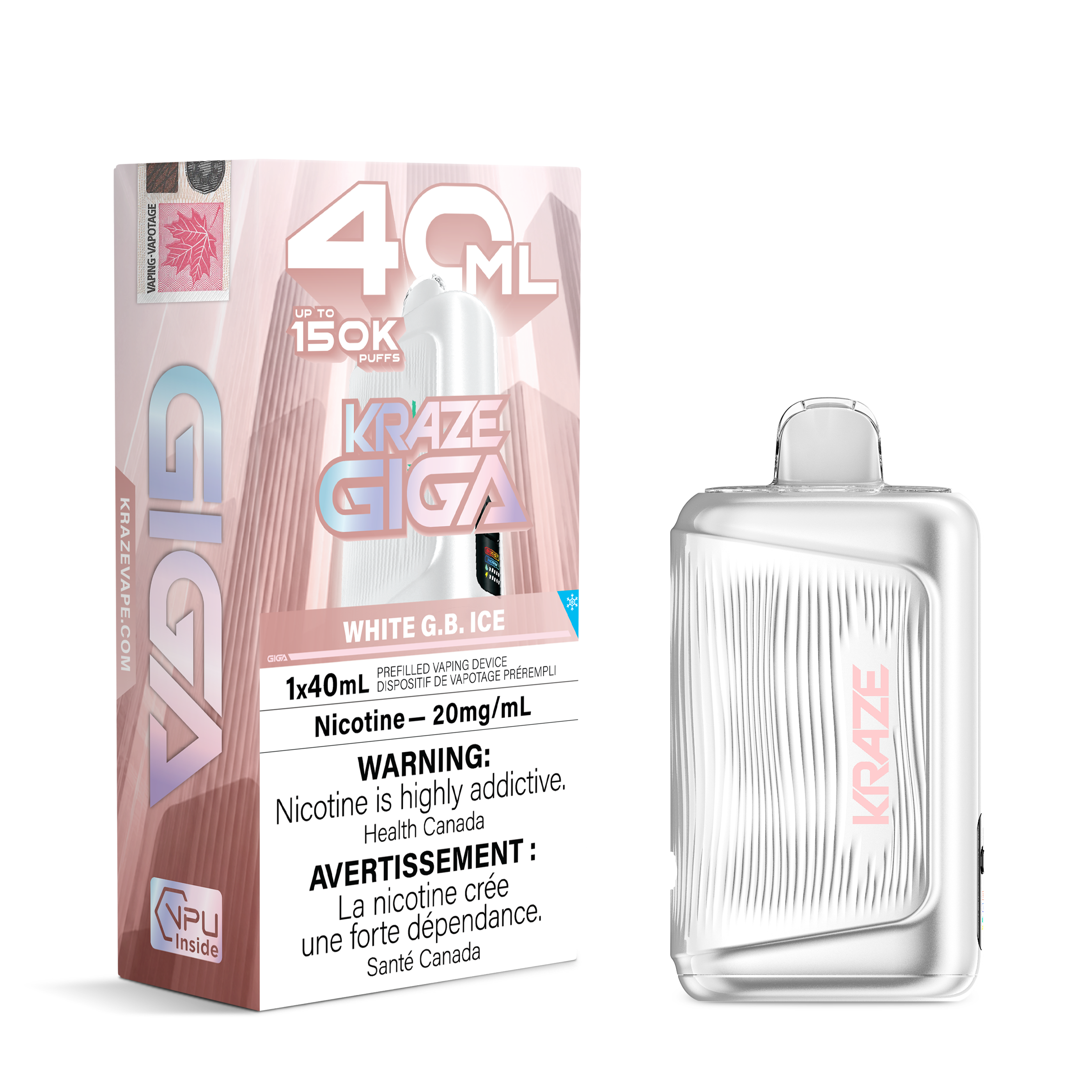 [ONT] Kraze - Giga - Rechargeable Disposable - 150k Puffs