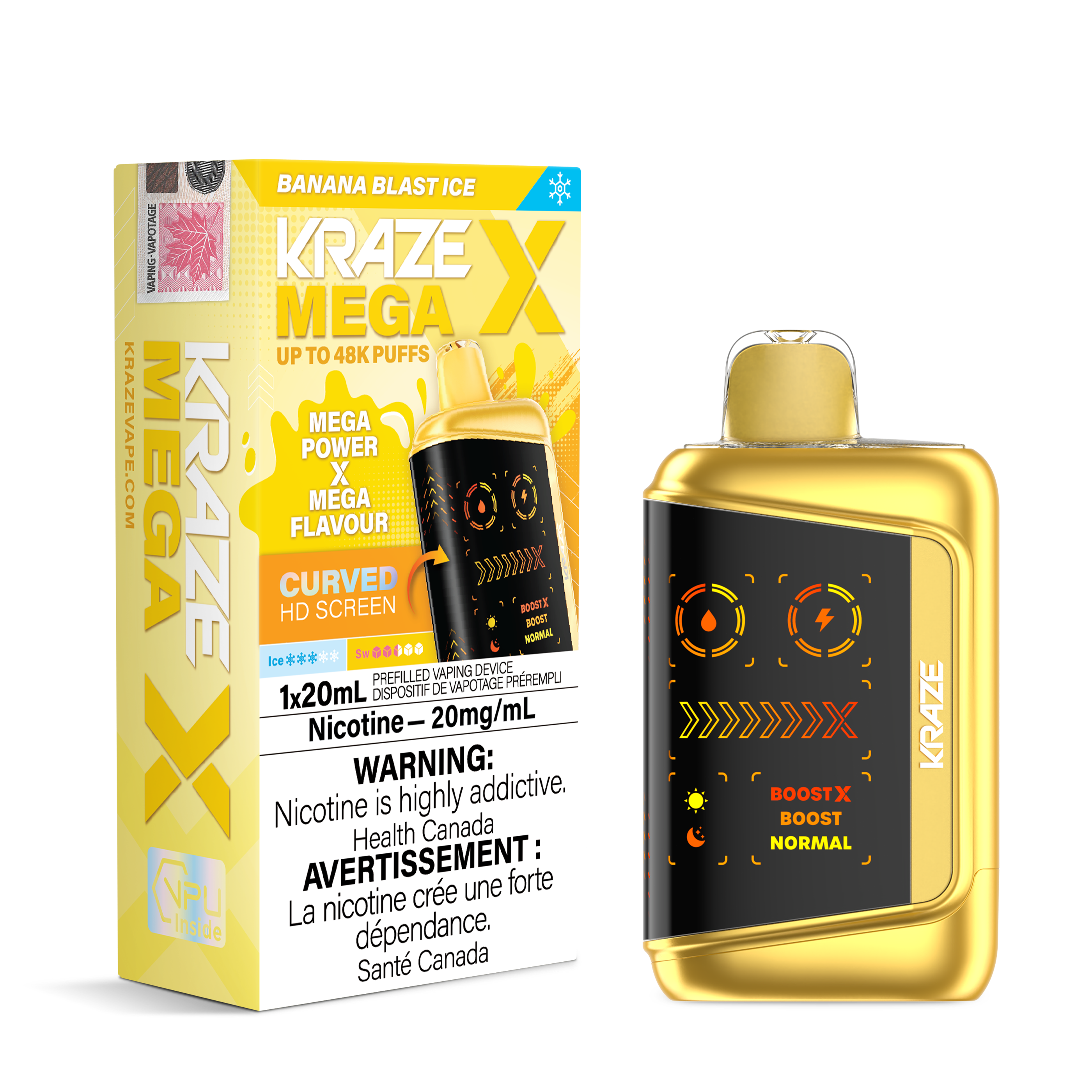 [ONT] Kraze - Mega X - Rechargeable Disposable - 48k Puffs