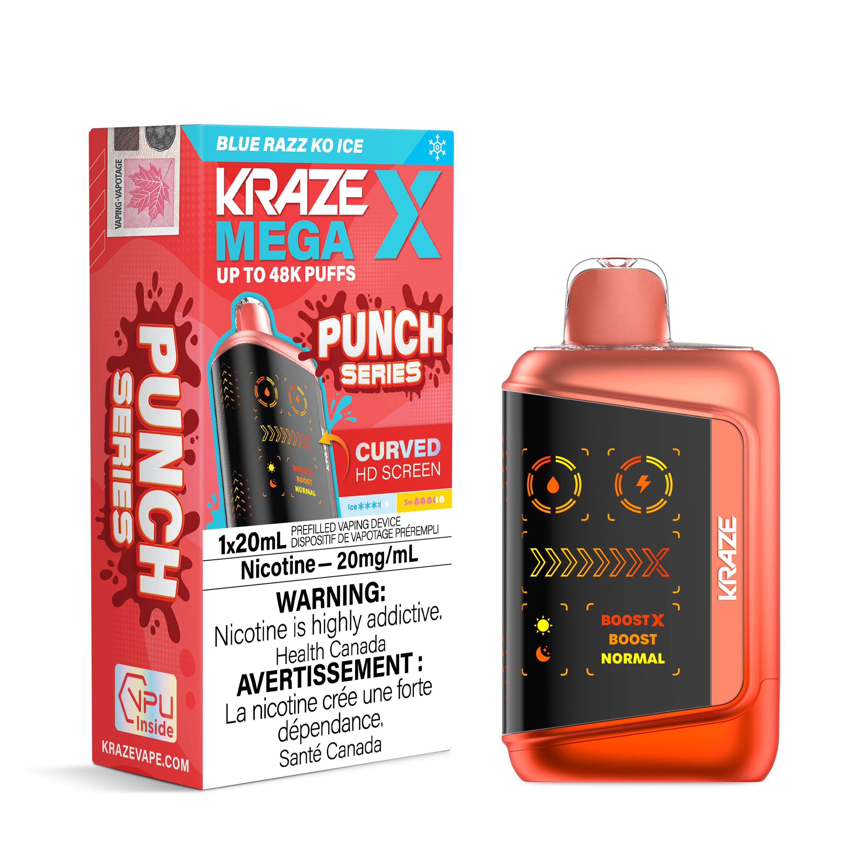 [ONT] Kraze - Mega X - Rechargeable Disposable - 48k Puffs
