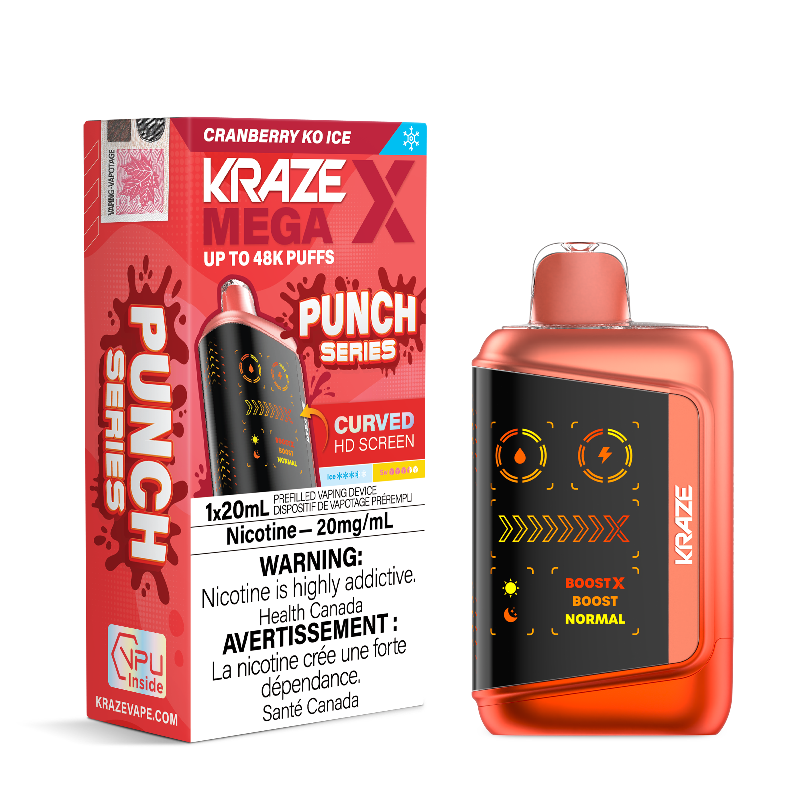 [ONT] Kraze - Mega X - Rechargeable Disposable - 48k Puffs