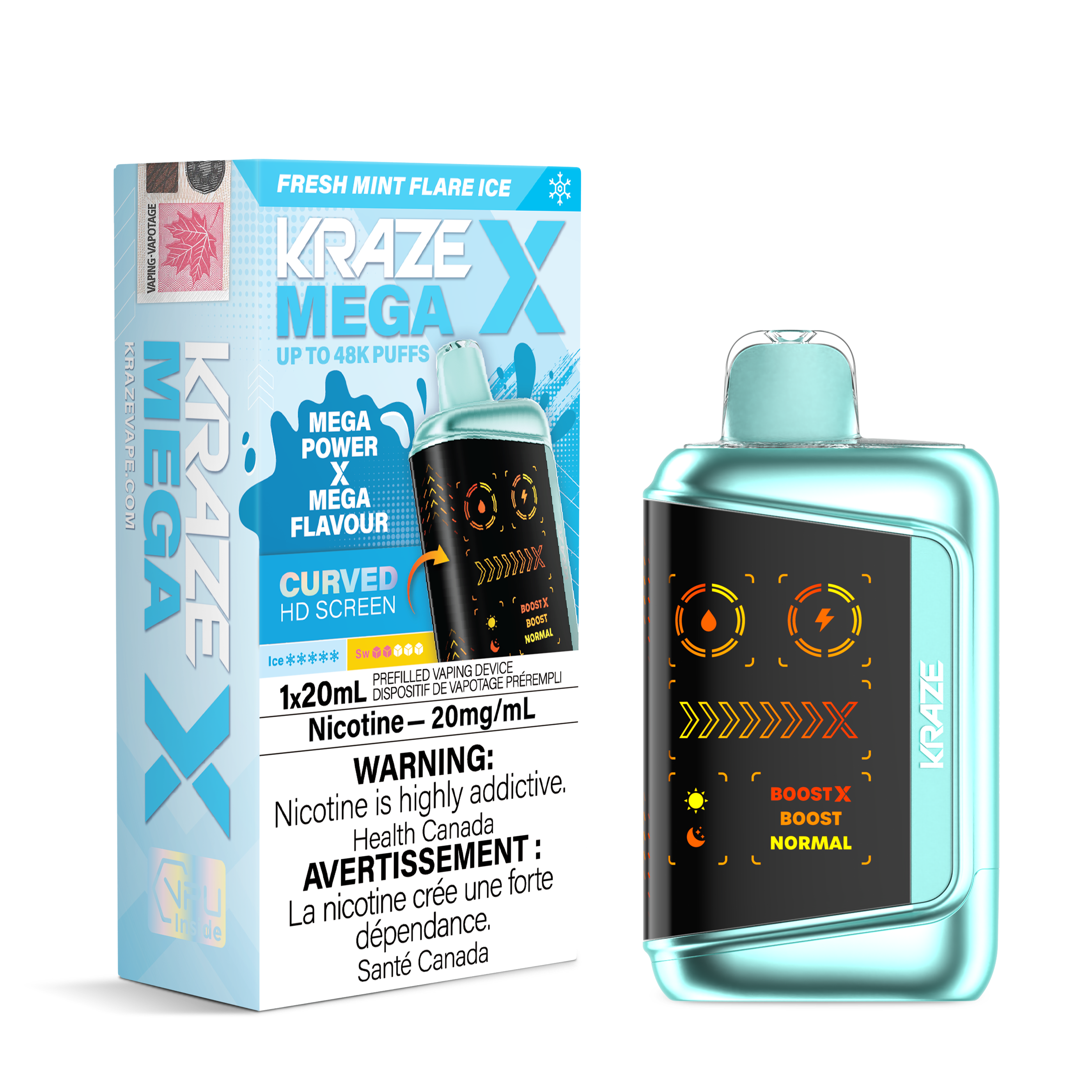 [ONT] Kraze - Mega X - Rechargeable Disposable - 48k Puffs