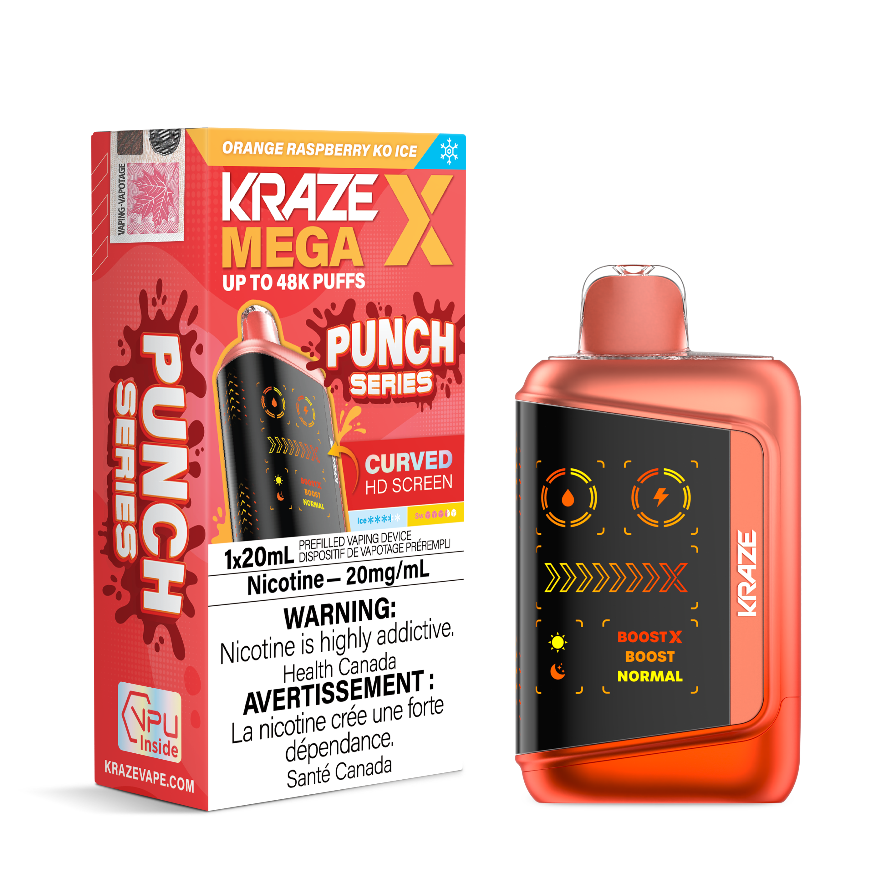 [ONT] Kraze - Mega X - Rechargeable Disposable - 48k Puffs