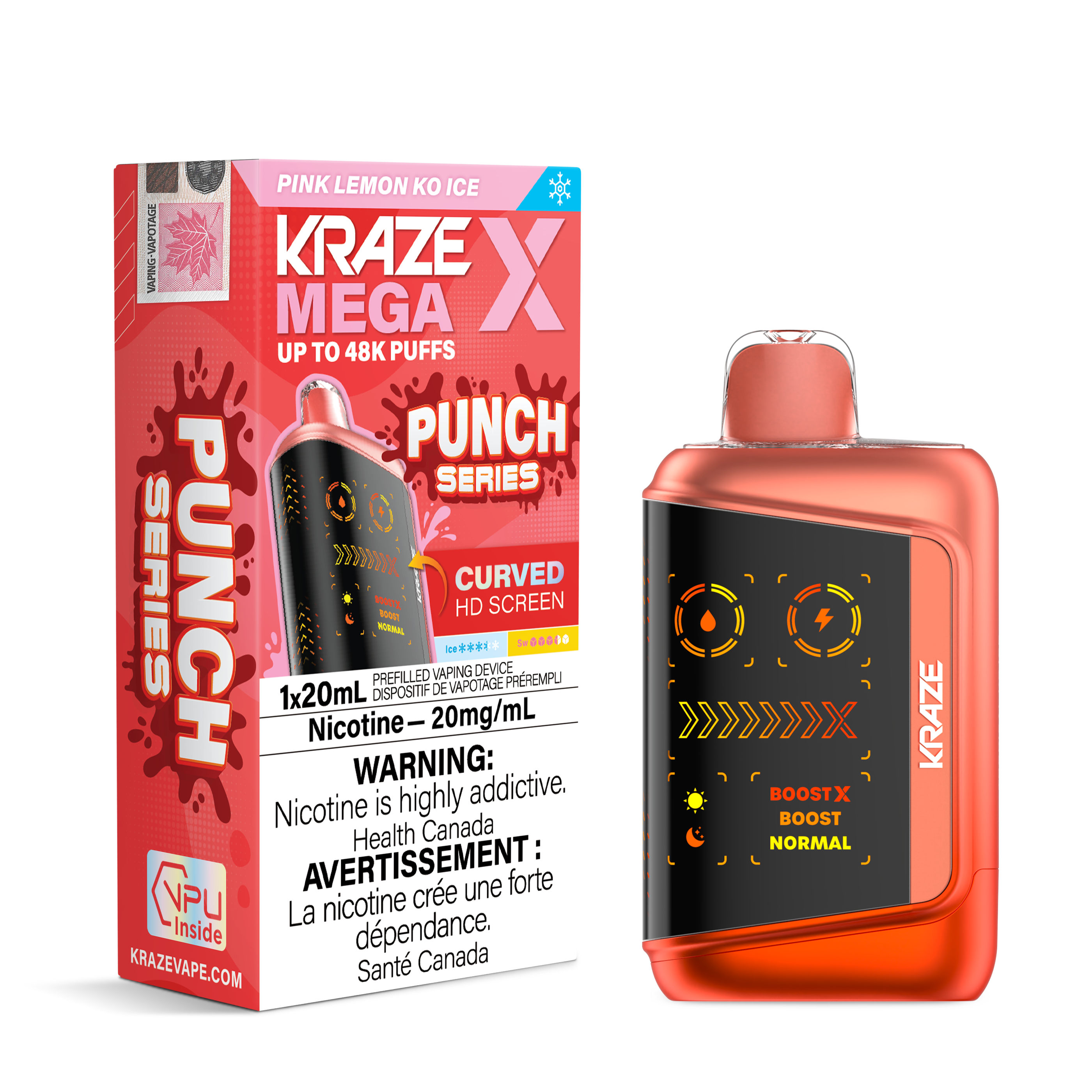 [ONT] Kraze - Mega X - Rechargeable Disposable - 48k Puffs