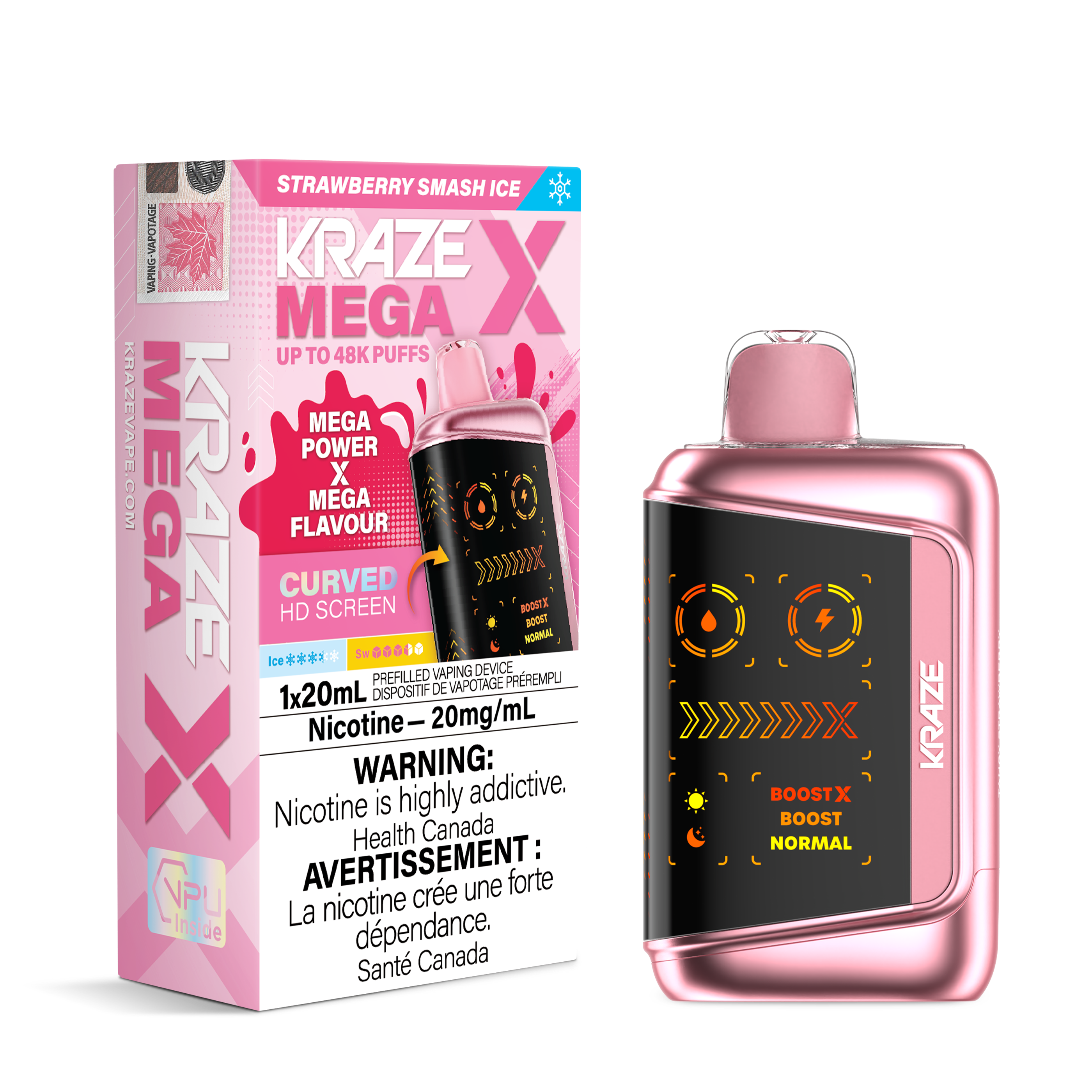 [ONT] Kraze - Mega X - Rechargeable Disposable - 48k Puffs