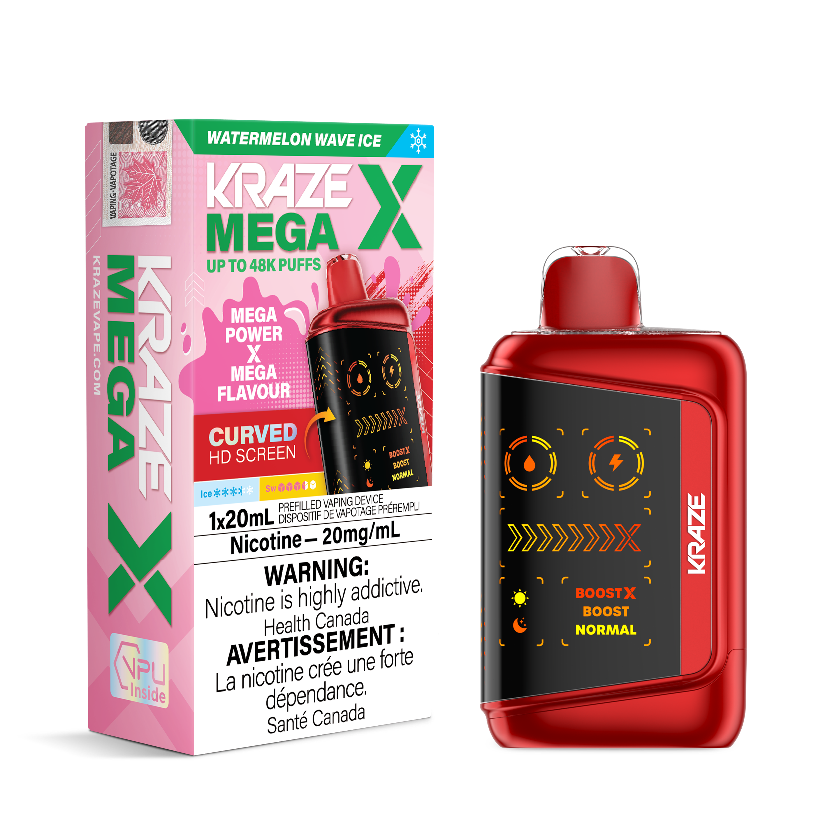 [ONT] Kraze - Mega X - Rechargeable Disposable - 48k Puffs