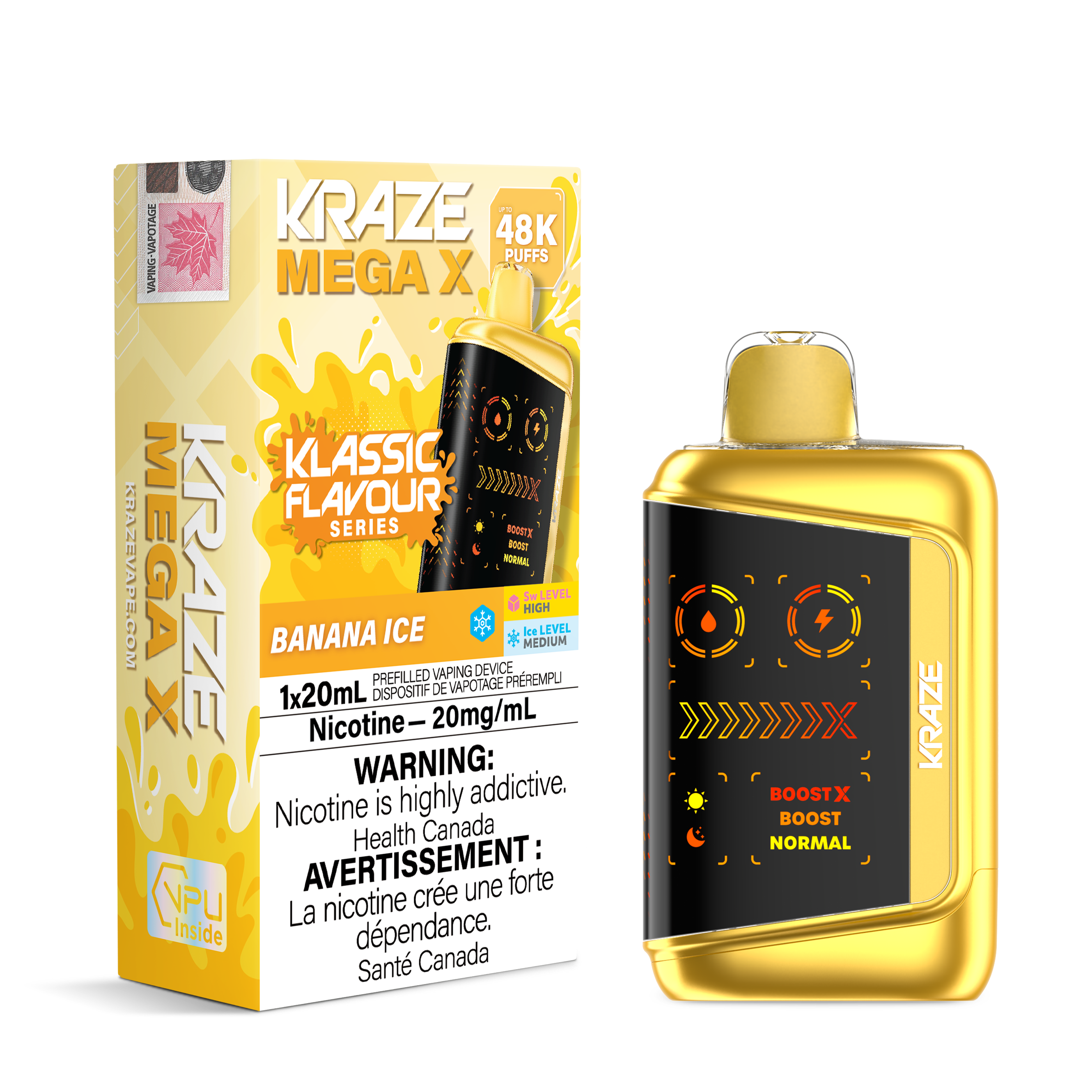 [ONT] Kraze - Mega X - Rechargeable Disposable - 48k Puffs