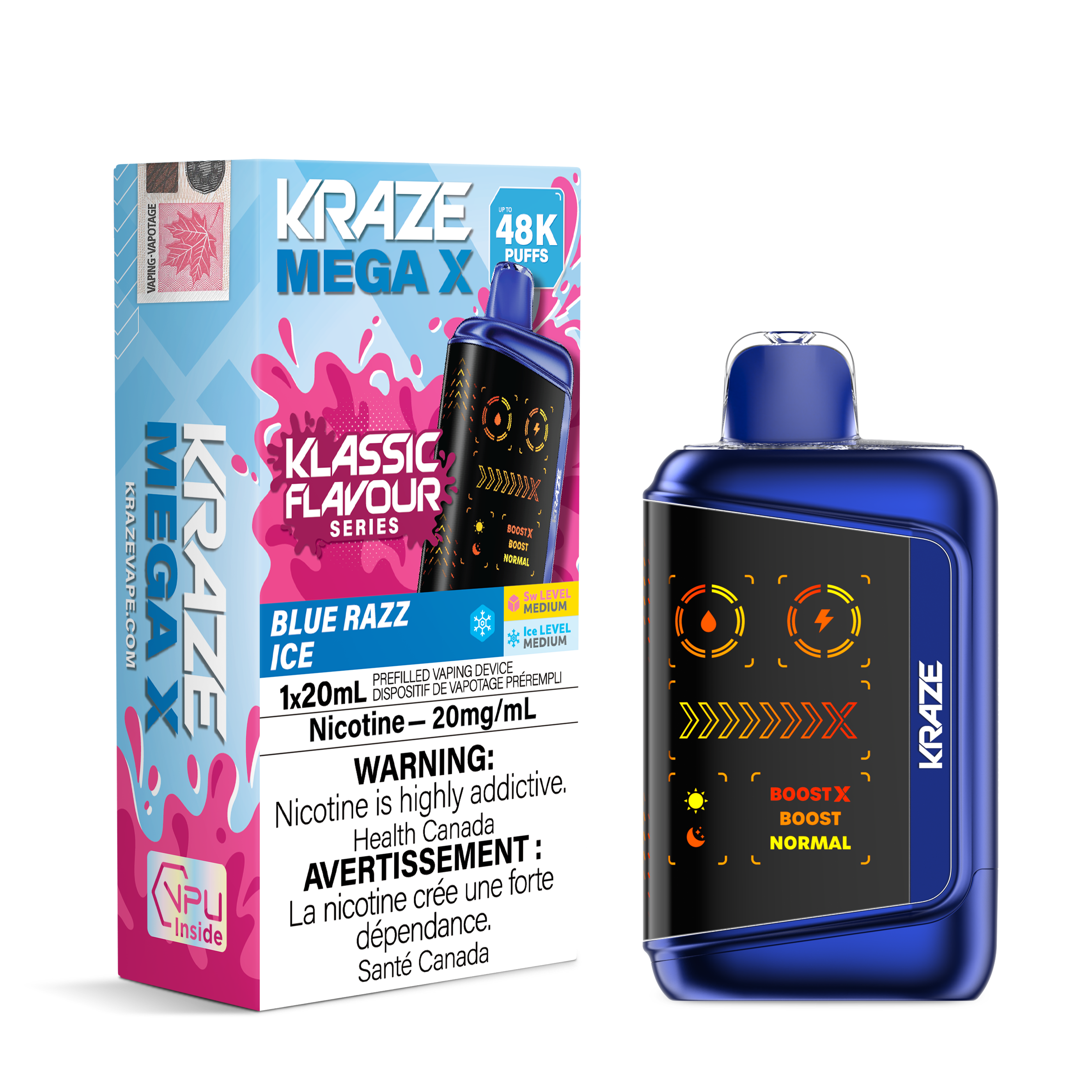 [ONT] Kraze - Mega X - Rechargeable Disposable - 48k Puffs
