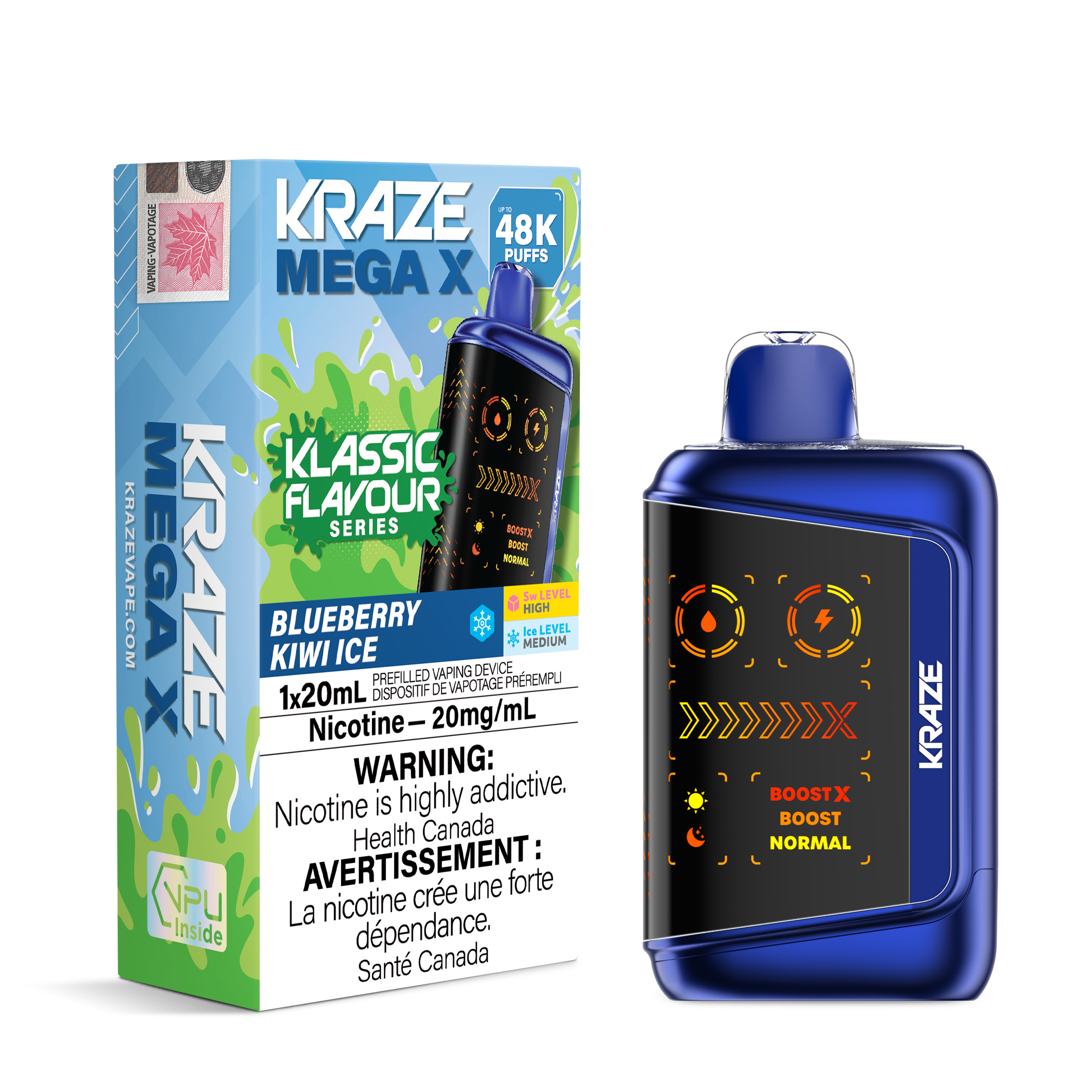[ONT] Kraze - Mega X - Rechargeable Disposable - 48k Puffs