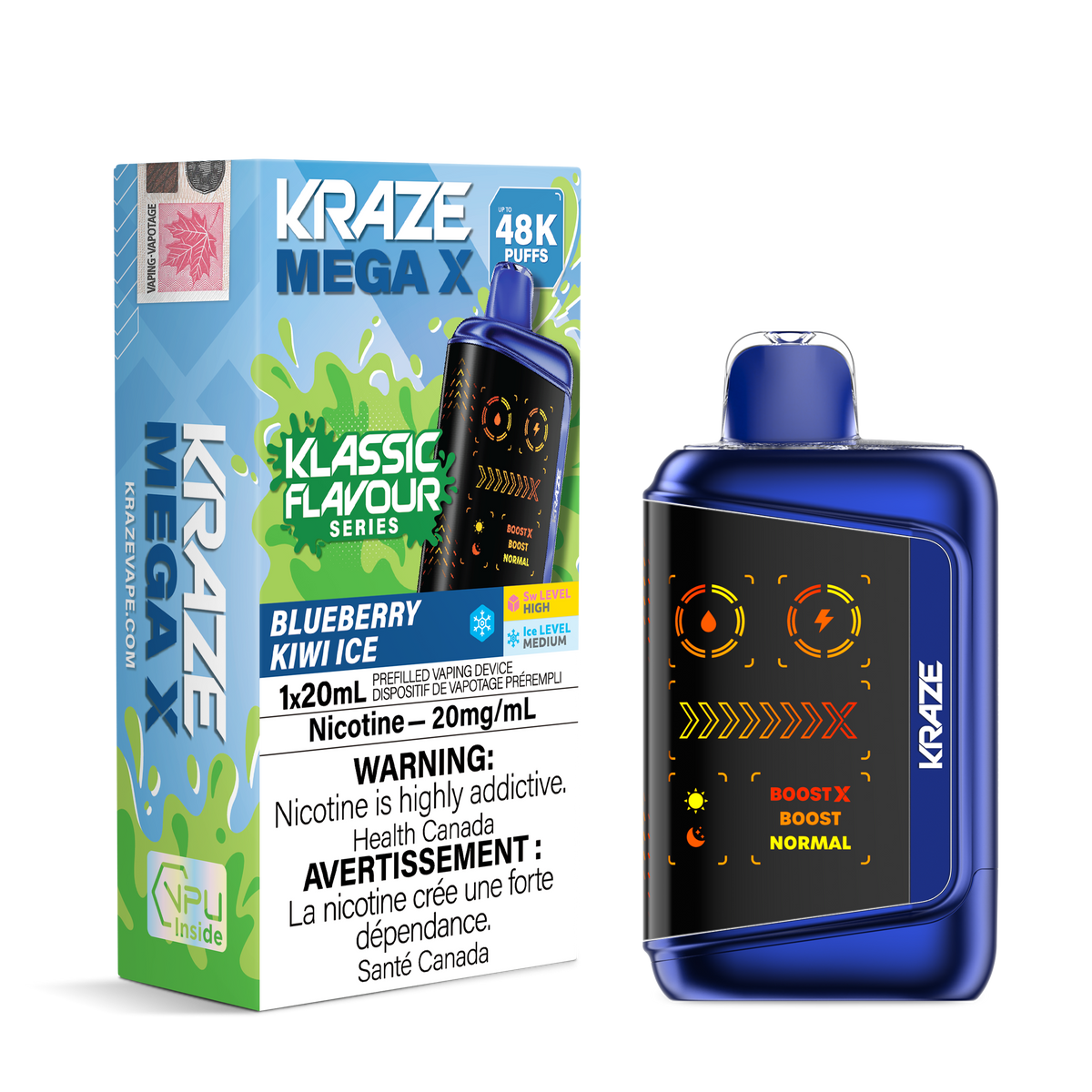 [ONT] Kraze - Mega X - Rechargeable Disposable - 48k Puffs