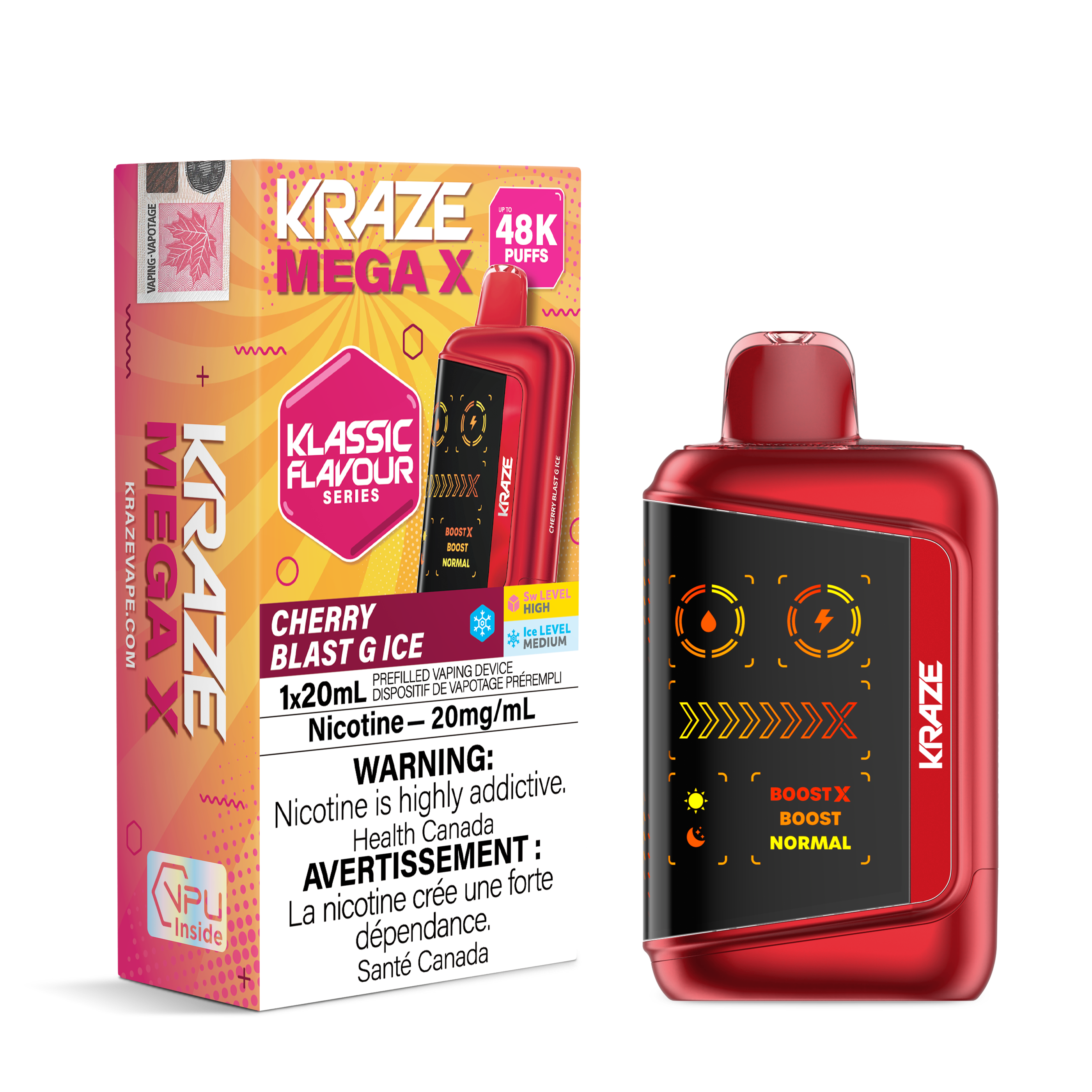 [ONT] Kraze - Mega X - Rechargeable Disposable - 48k Puffs