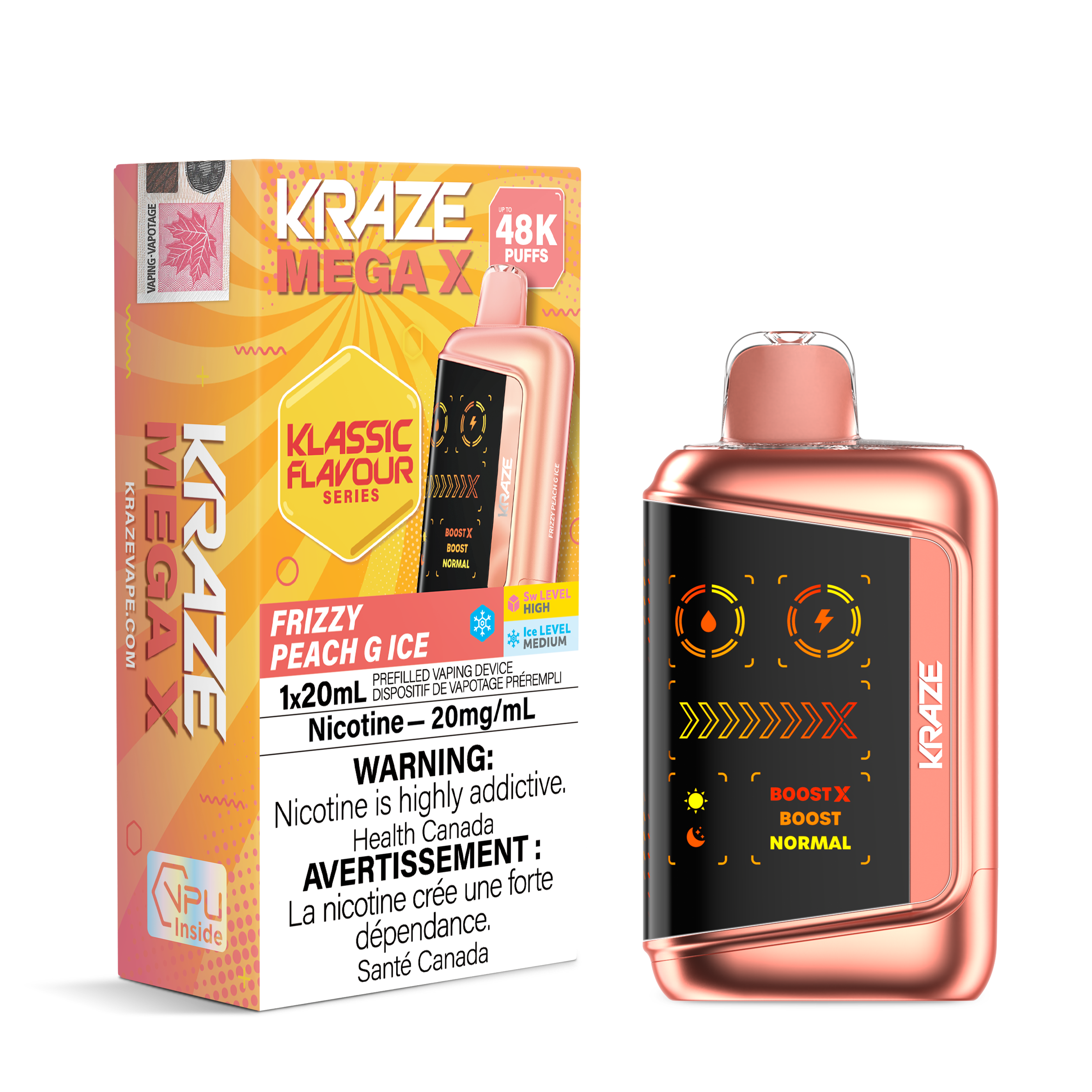 [ONT] Kraze - Mega X - Rechargeable Disposable - 48k Puffs