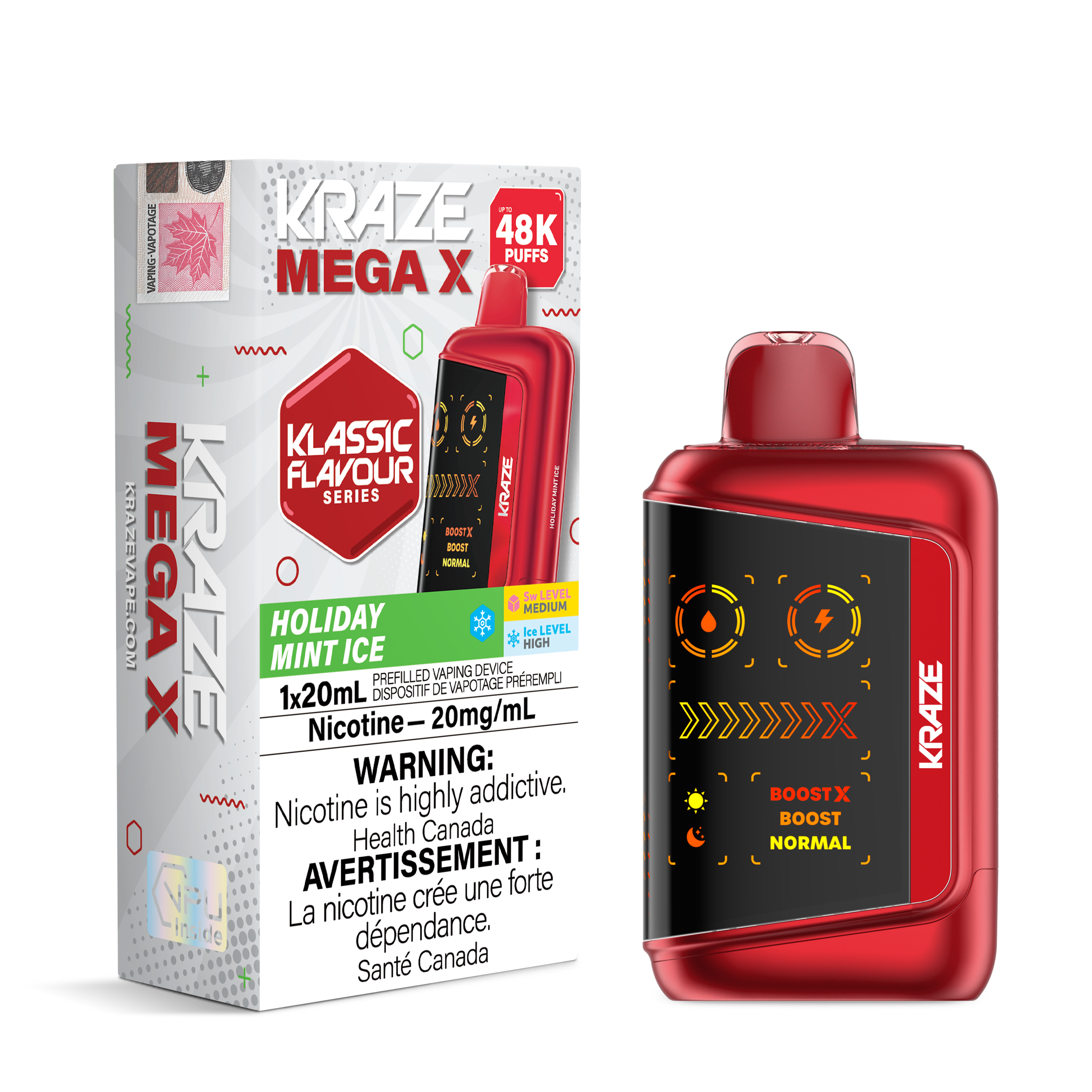 [ONT] Kraze - Mega X - Rechargeable Disposable - 48k Puffs