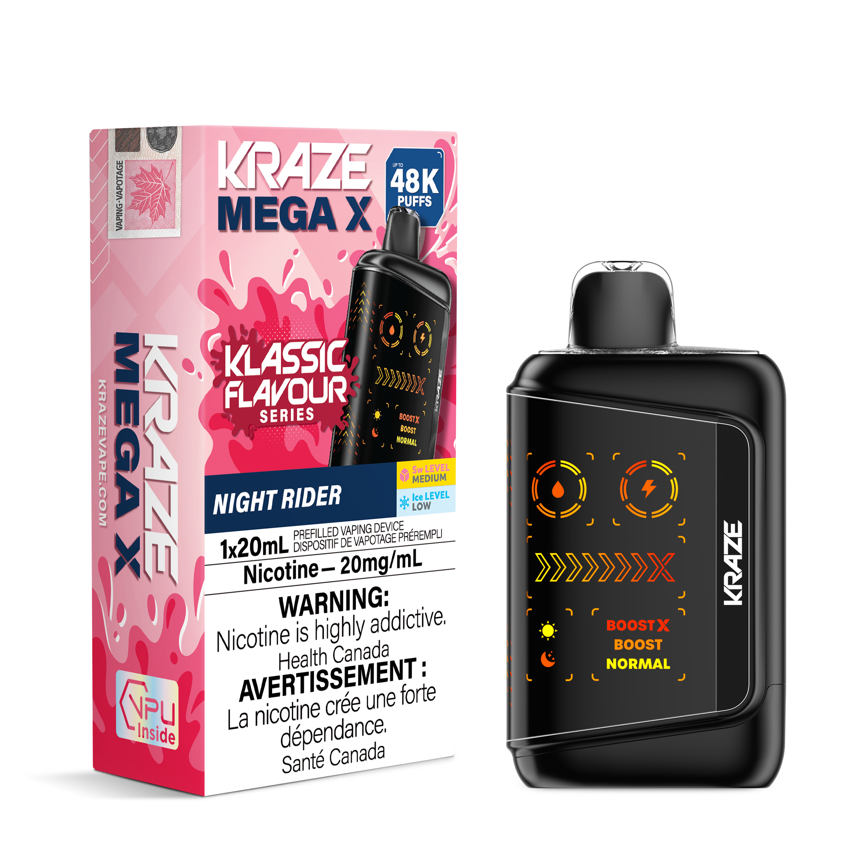 [ONT] Kraze - Mega X - Rechargeable Disposable - 48k Puffs