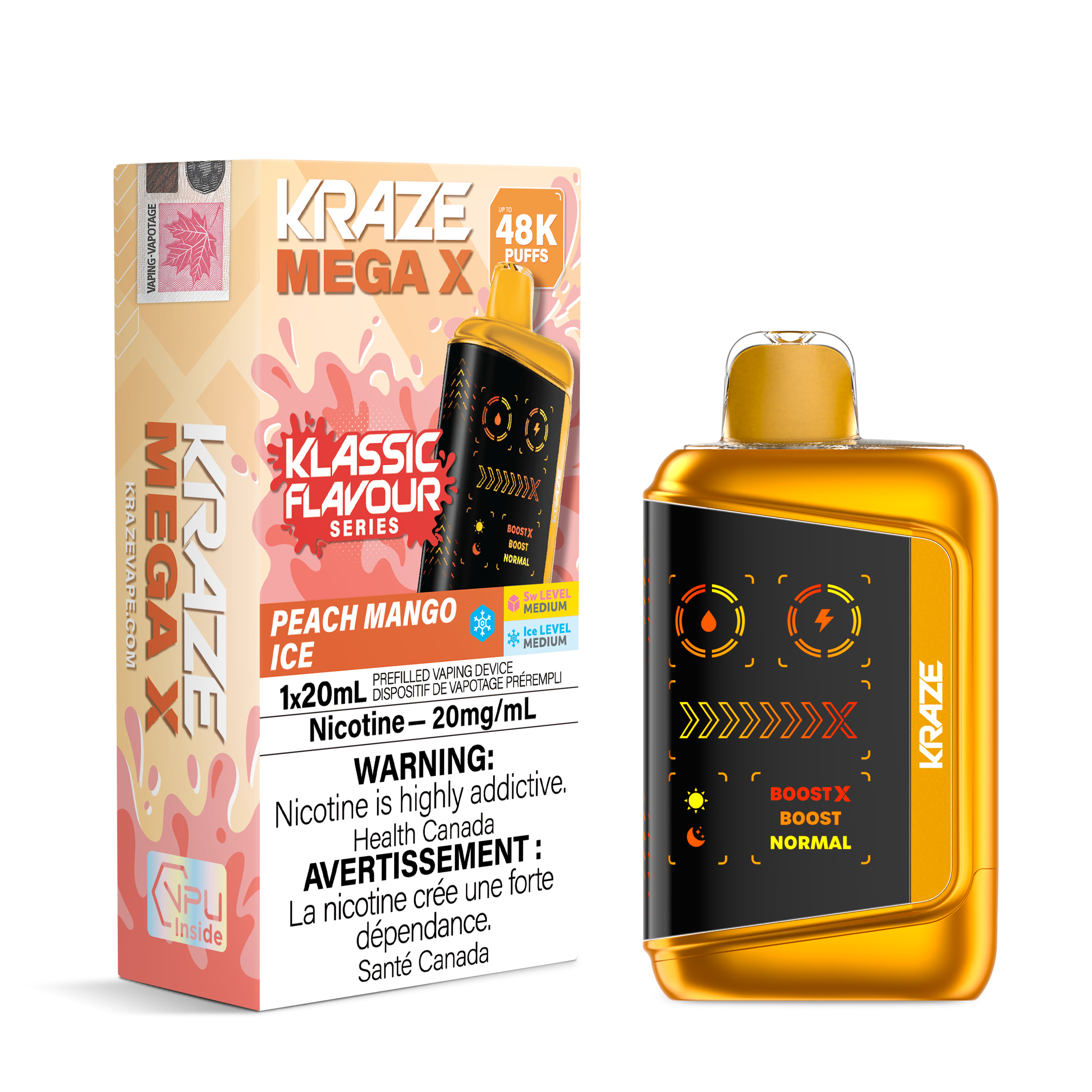 [ONT] Kraze - Mega X - Rechargeable Disposable - 48k Puffs