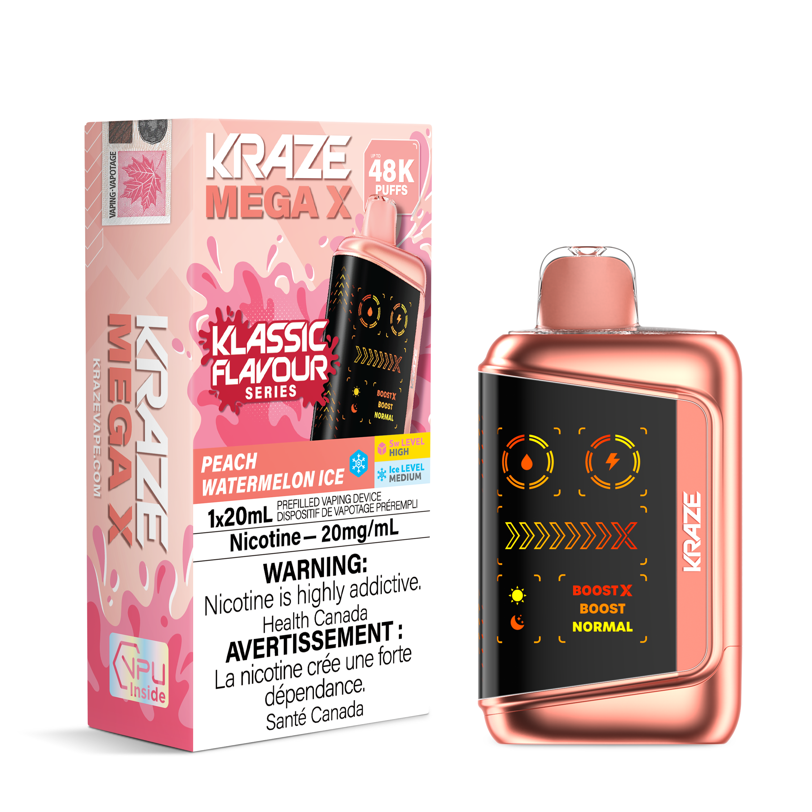 [ONT] Kraze - Mega X - Rechargeable Disposable - 48k Puffs