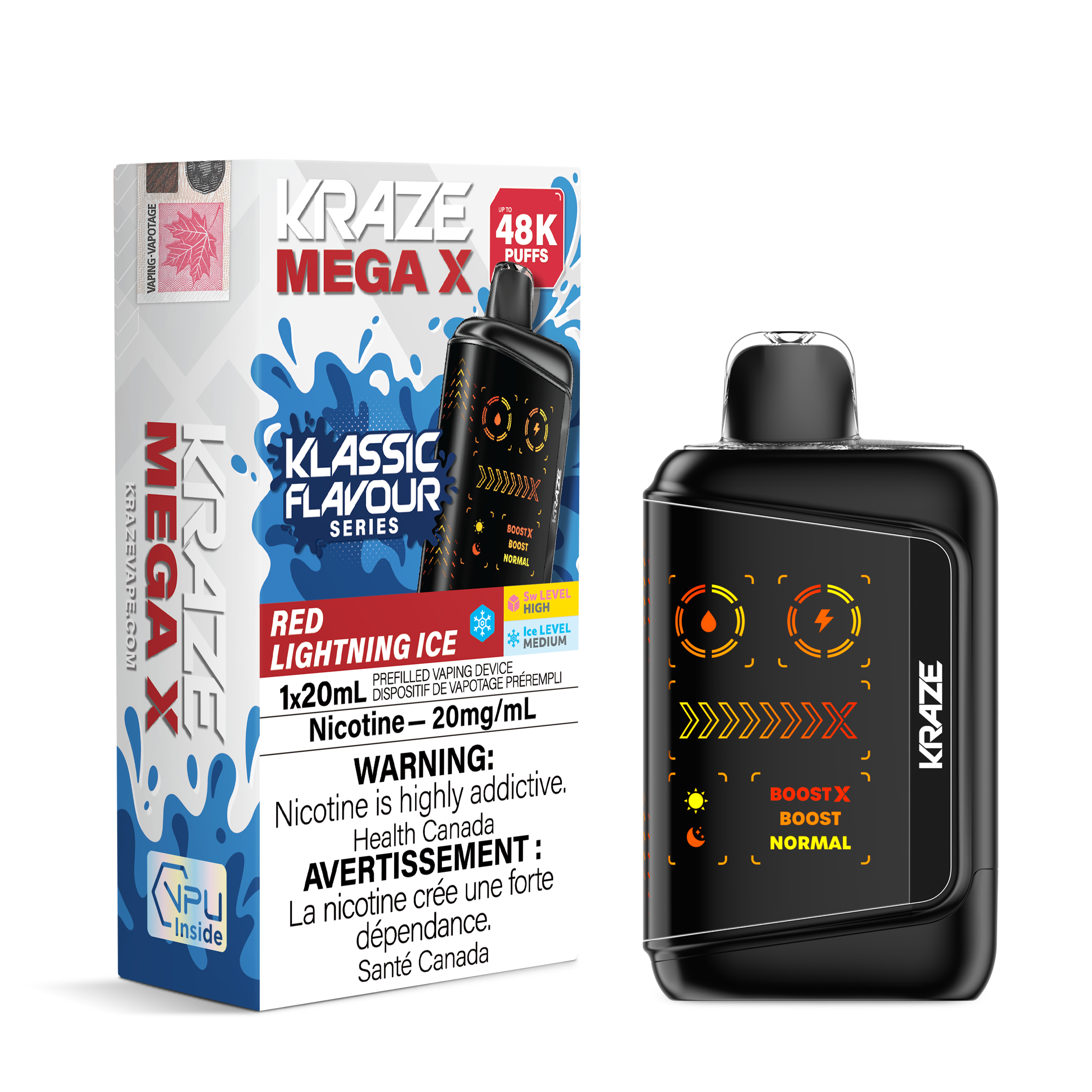 [ONT] Kraze - Mega X - Rechargeable Disposable - 48k Puffs