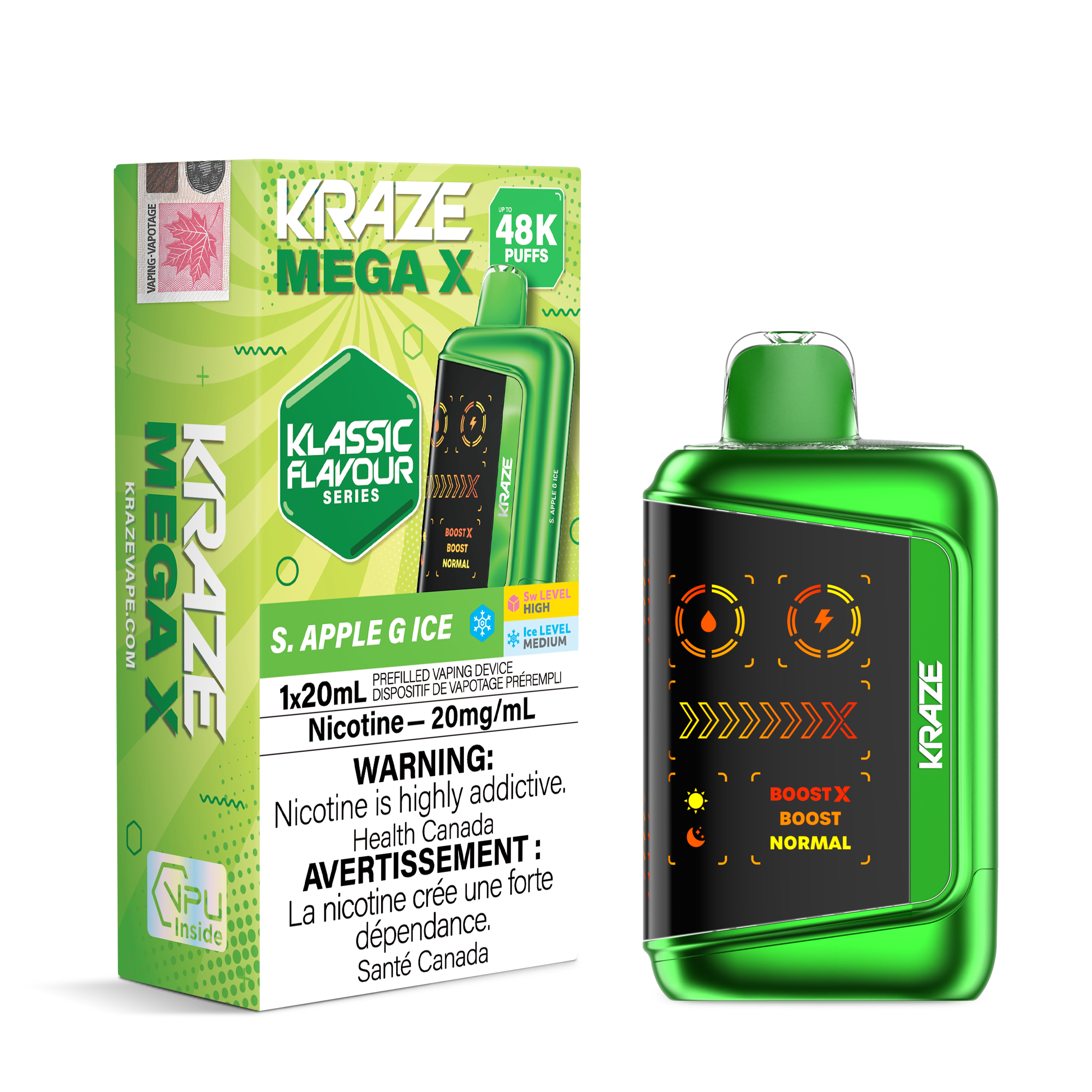 [ONT] Kraze - Mega X - Rechargeable Disposable - 48k Puffs