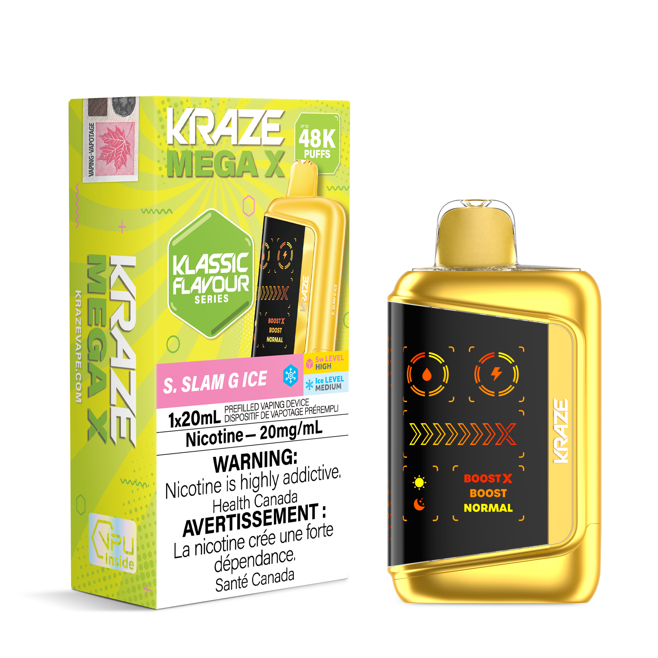 [ONT] Kraze - Mega X - Rechargeable Disposable - 48k Puffs